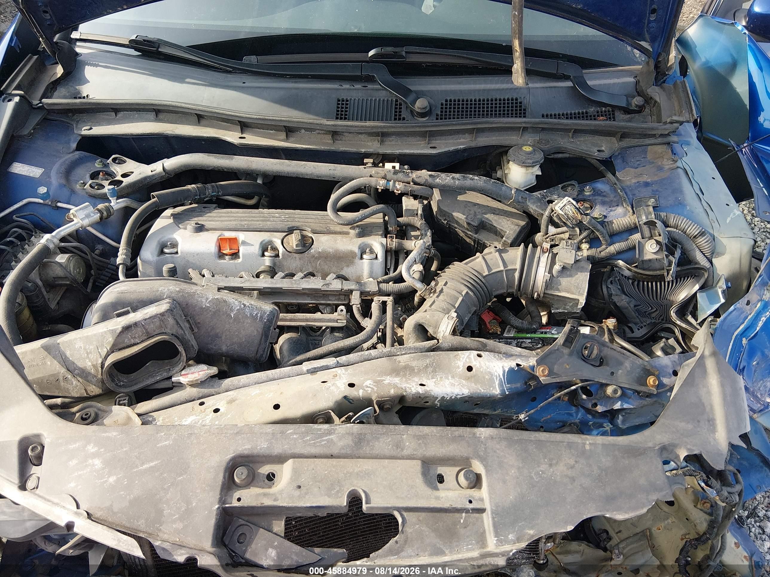 2011 Honda Accord 2.4 Ex Синий vin: 1HGCS1B74BA005515