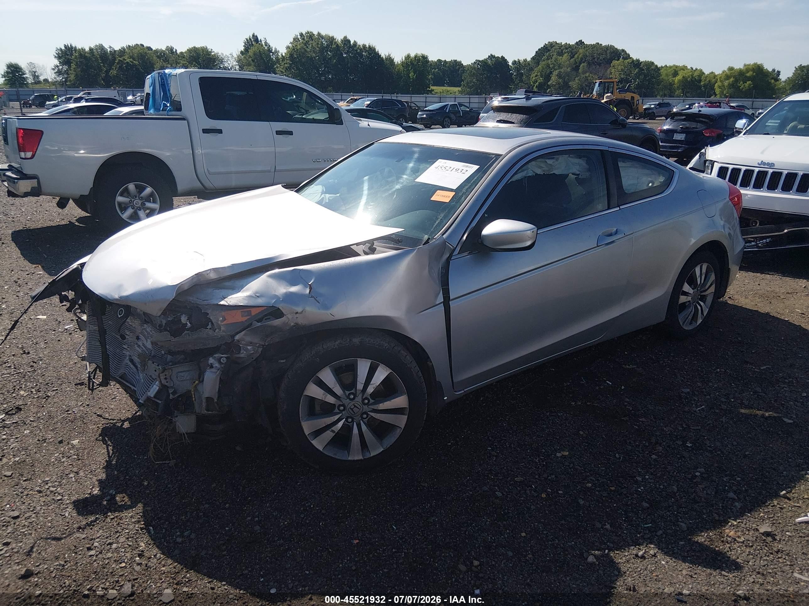 2011 Honda Accord 2.4 Ex Silver vin: 1HGCS1B74BA009273