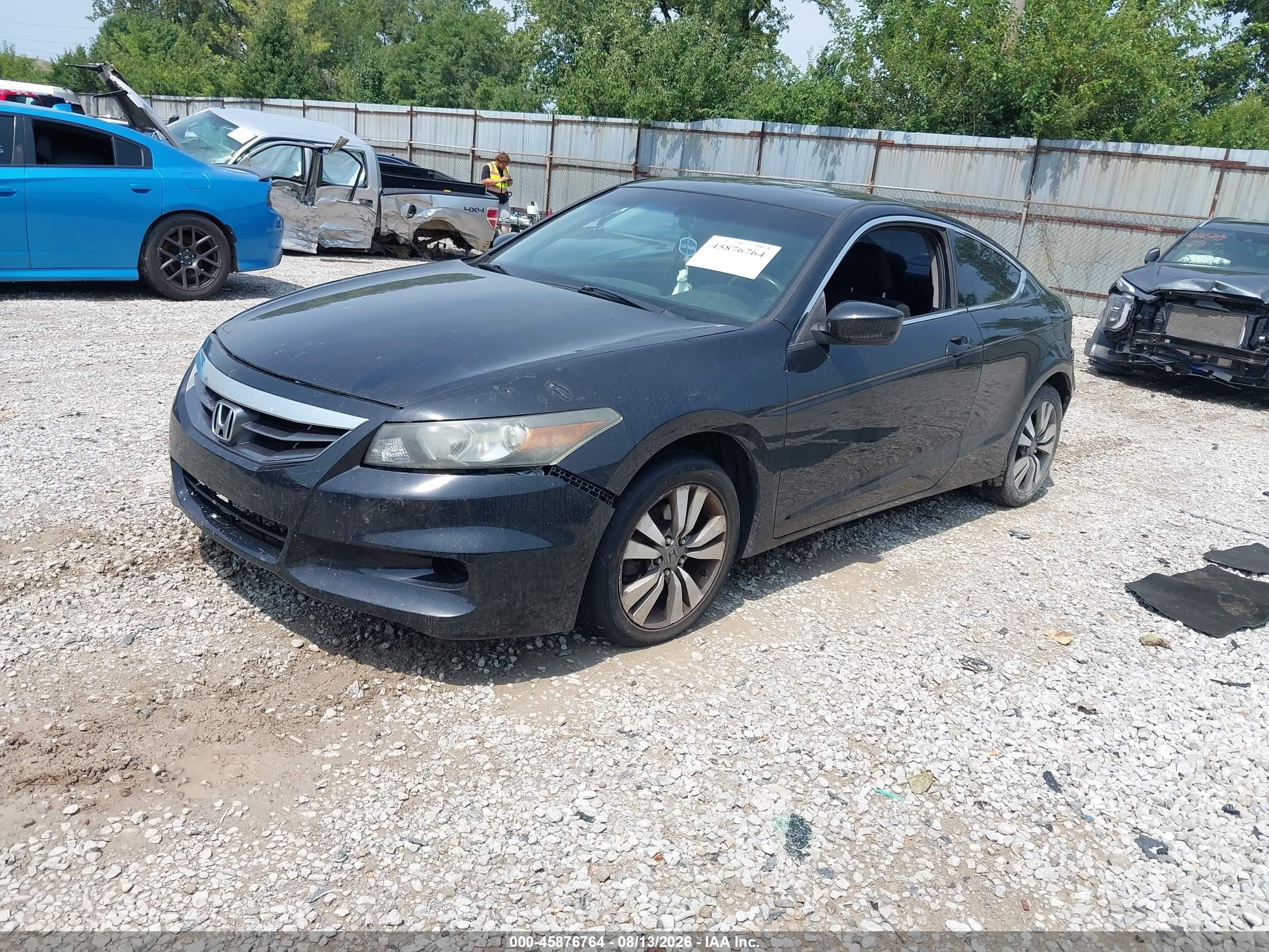 2012 Honda Accord 2.4 Ex Black vin: 1HGCS1B74CA011610