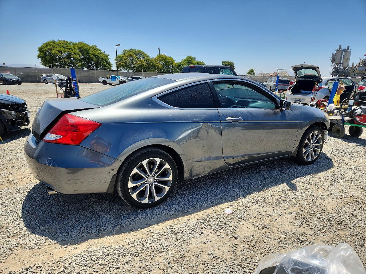2012 Honda Accord Ex Серый vin: 1HGCS1B75CA001233
