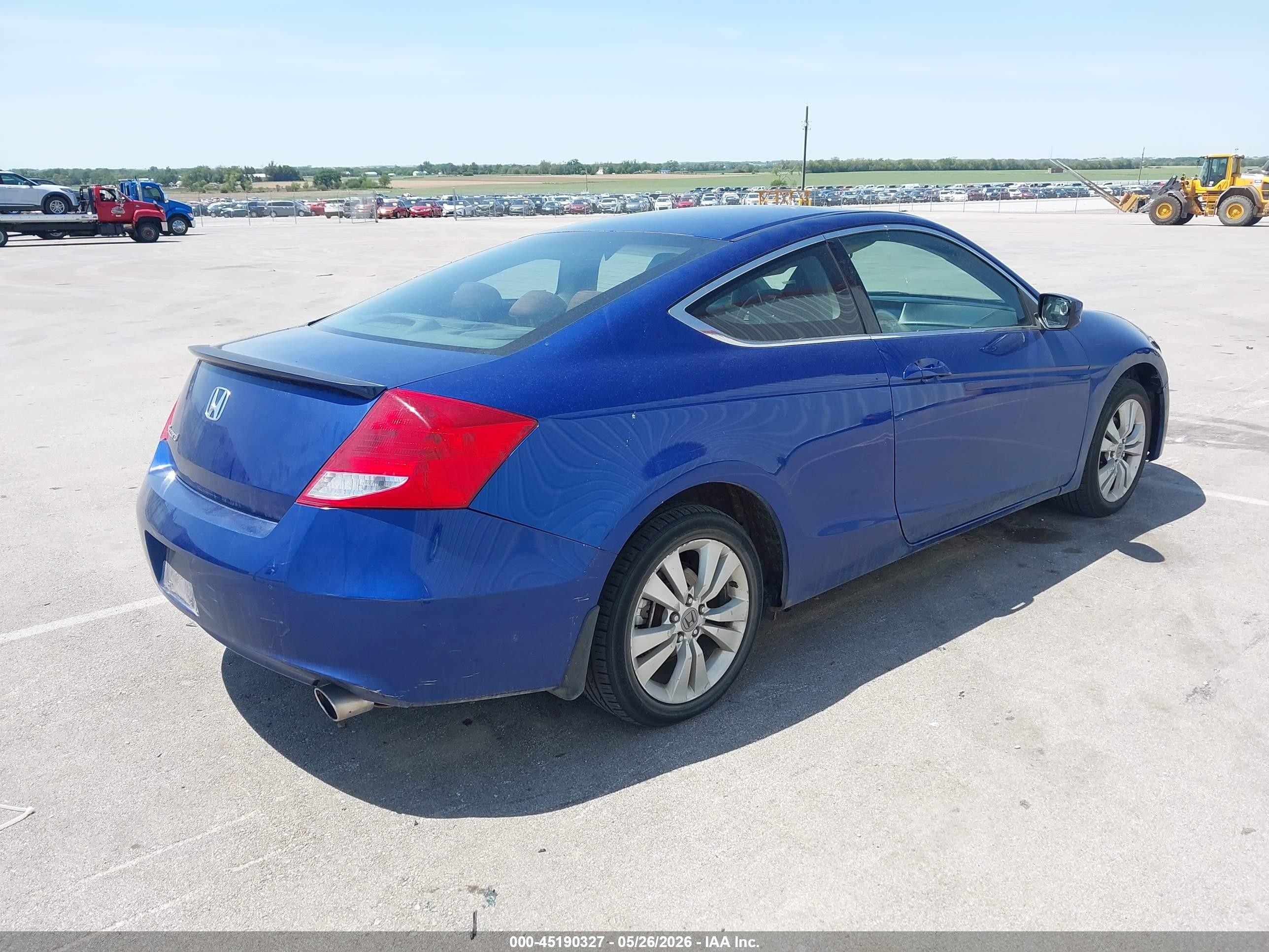 2011 Honda Accord 2.4 Ex Синий vin: 1HGCS1B76BA007878