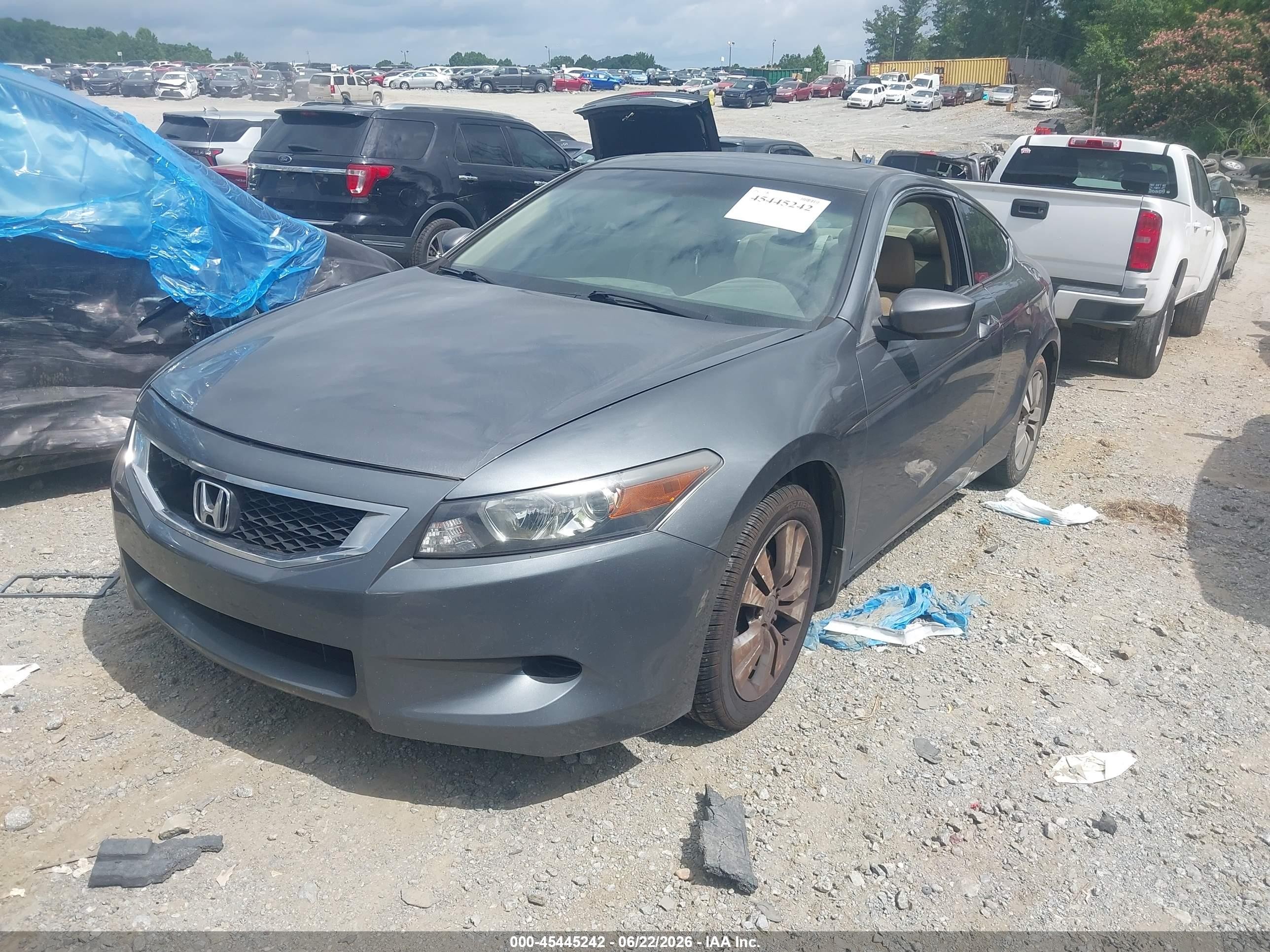 2010 Honda Accord 2.4 Ex Gray vin: 1HGCS1B77AA009959