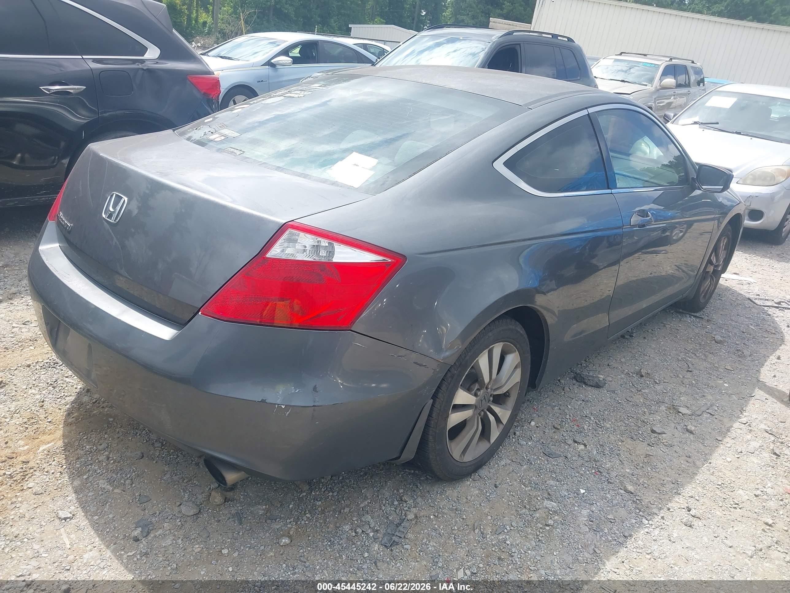 2010 Honda Accord 2.4 Ex Gray vin: 1HGCS1B77AA009959
