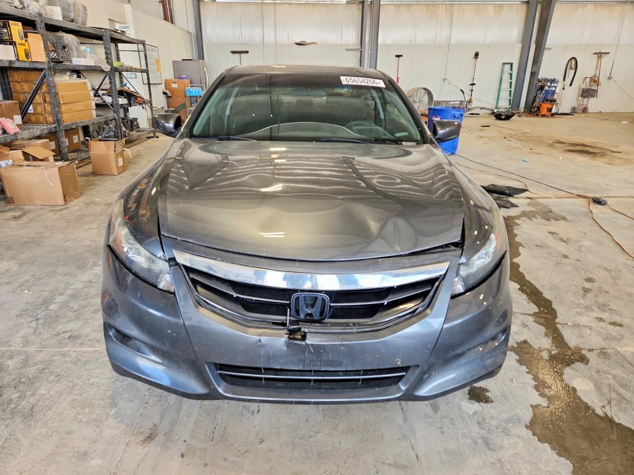 2012 Honda Accord Ex Gray vin: 1HGCS1B77CA008703