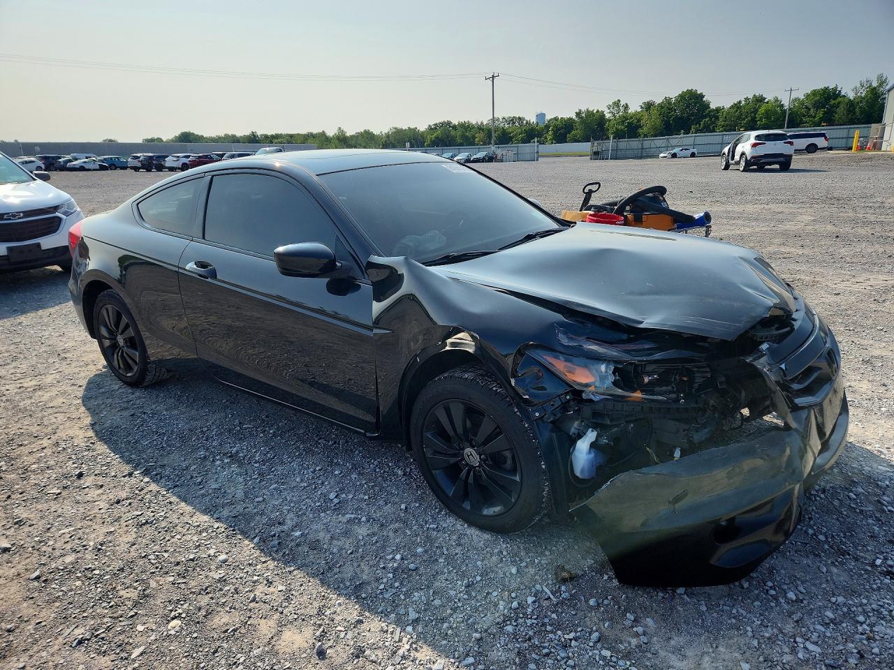 2012 Honda Accord Ex Black vin: 1HGCS1B77CA022259