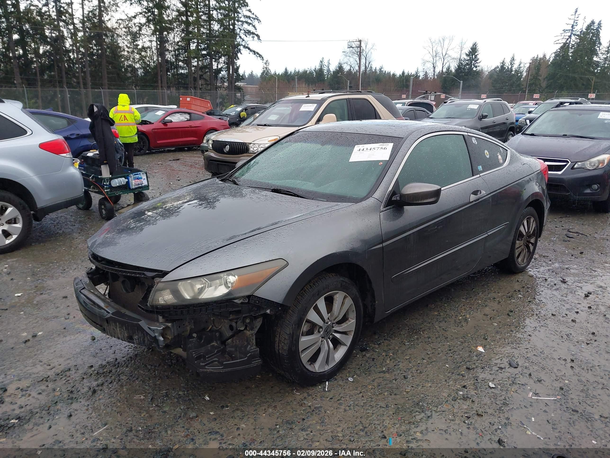 2011 Honda Accord 2.4 Ex Gray vin: 1HGCS1B78BA003301