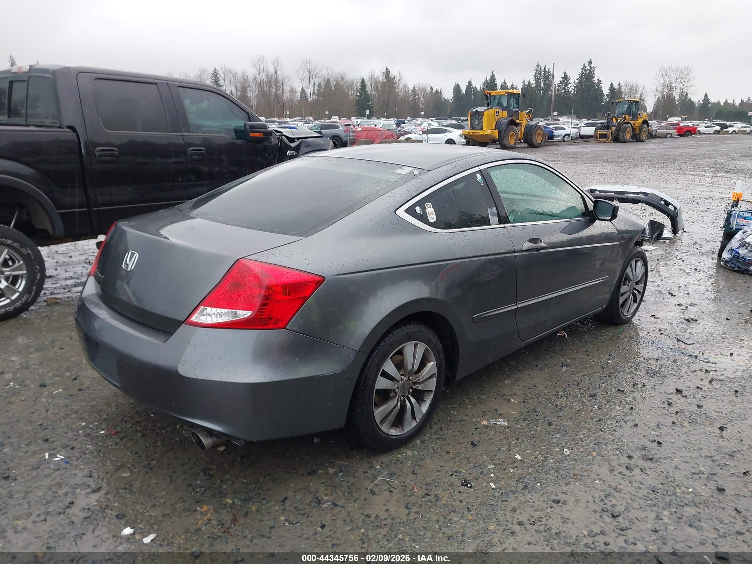 2011 Honda Accord 2.4 Ex Gray vin: 1HGCS1B78BA003301