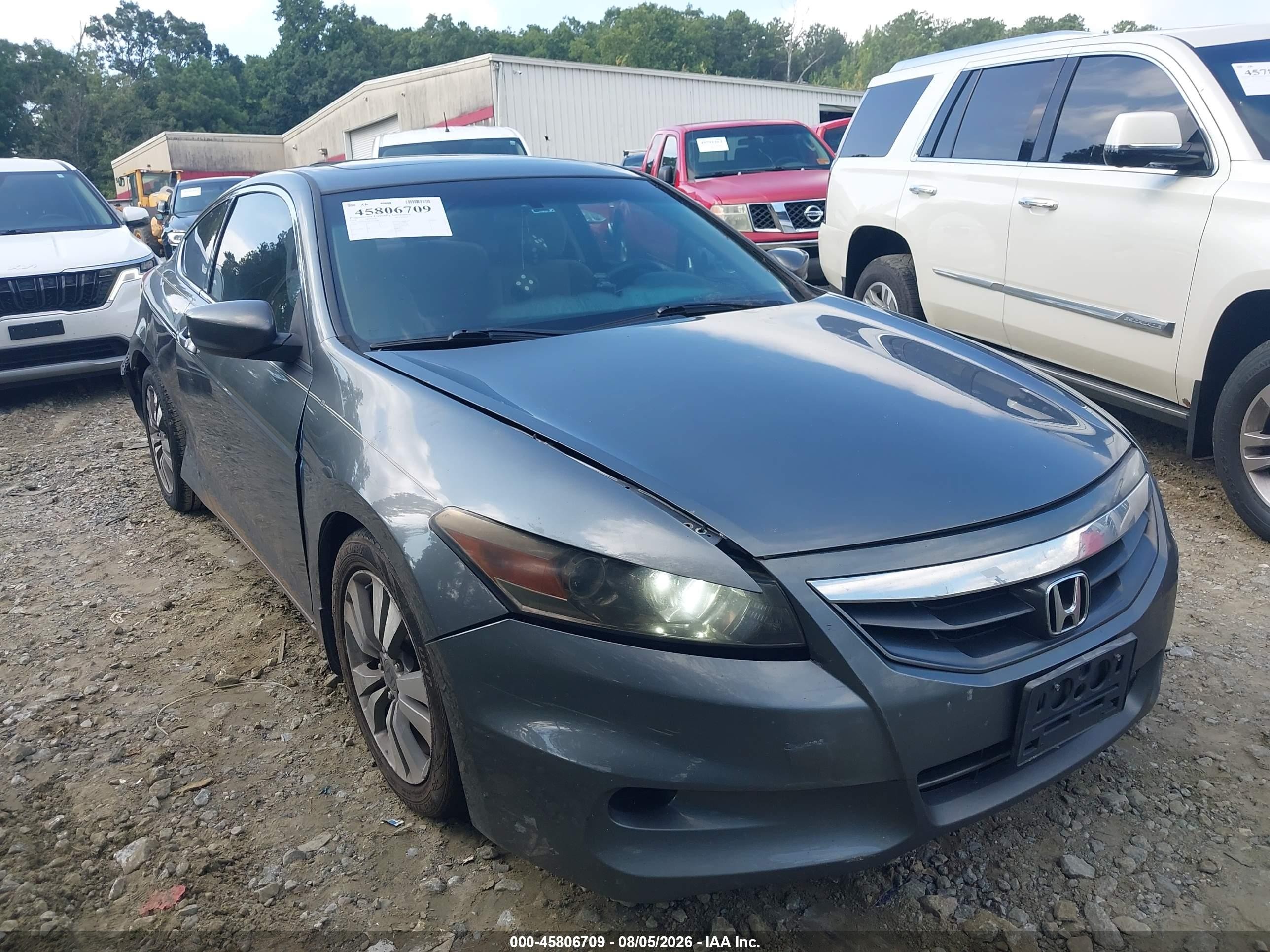 2011 Honda Accord 2.4 Ex Gray vin: 1HGCS1B78BA013648