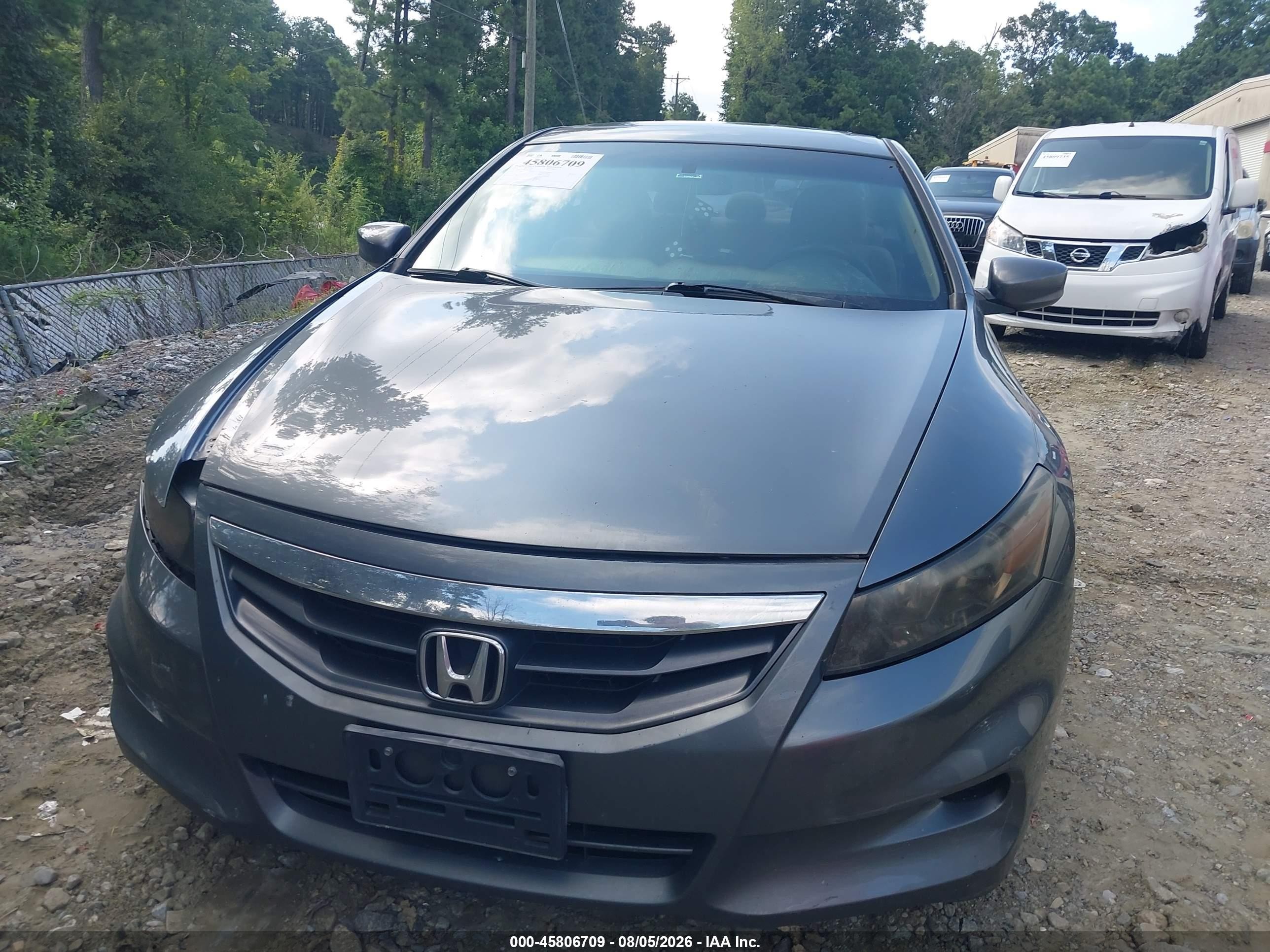 2011 Honda Accord 2.4 Ex Серый vin: 1HGCS1B78BA013648