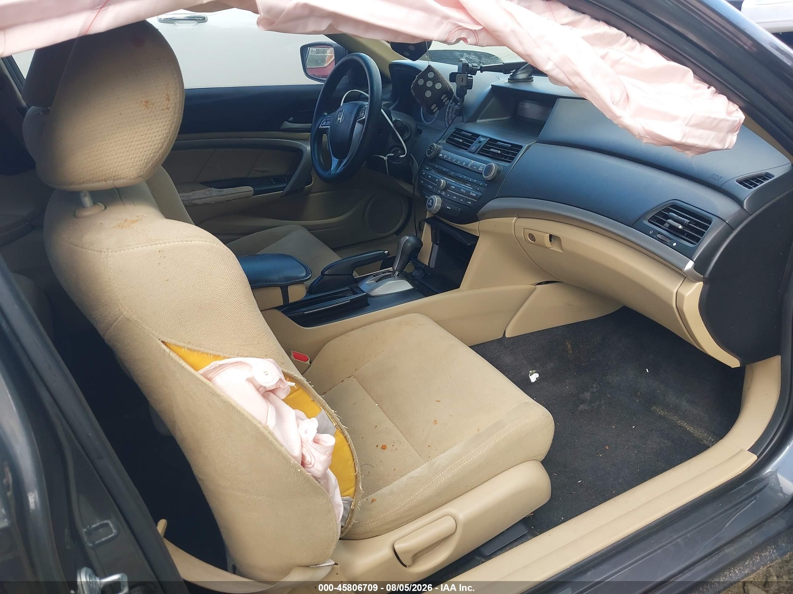 2011 Honda Accord 2.4 Ex Серый vin: 1HGCS1B78BA013648