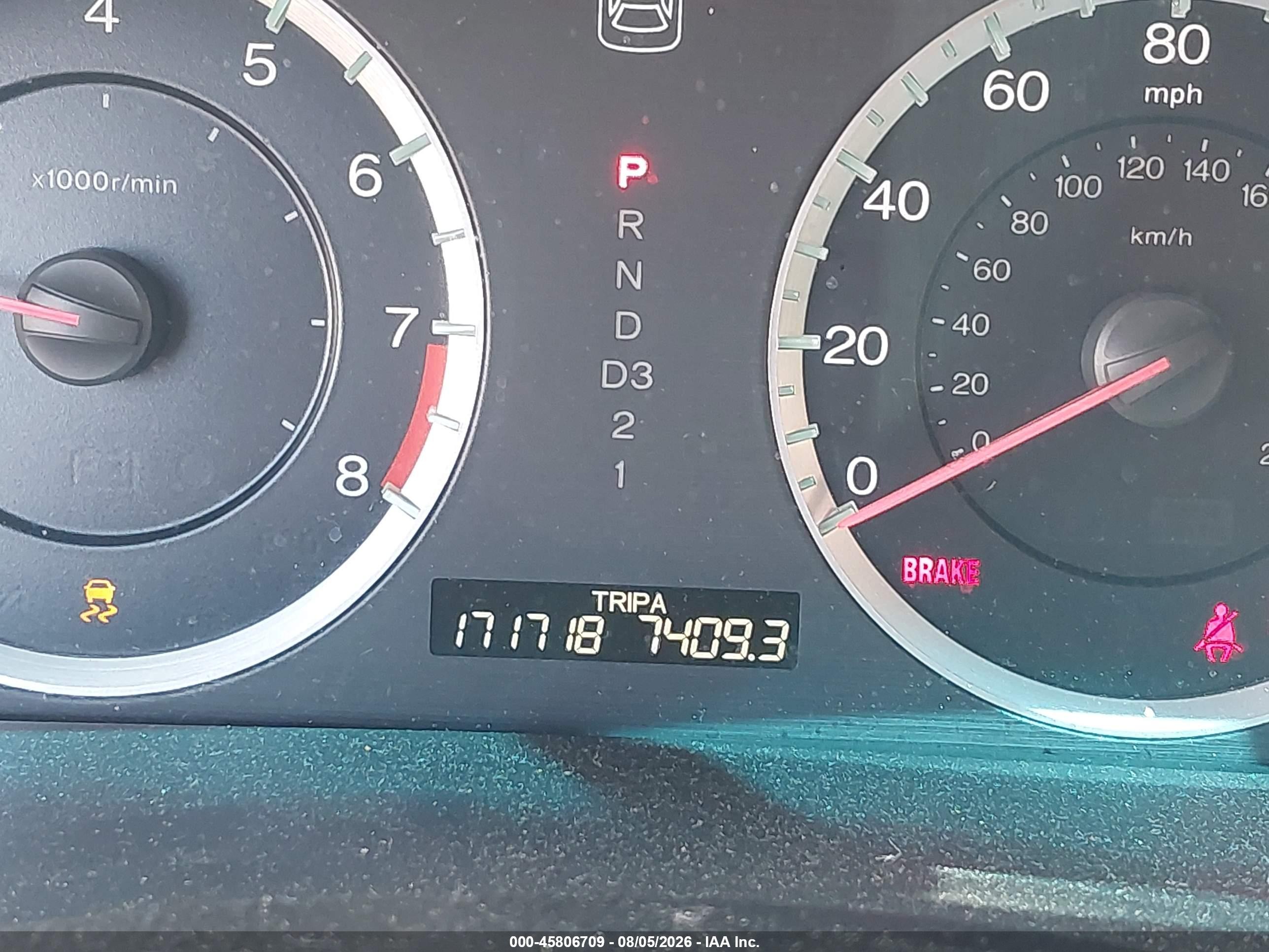 2011 Honda Accord 2.4 Ex Серый vin: 1HGCS1B78BA013648