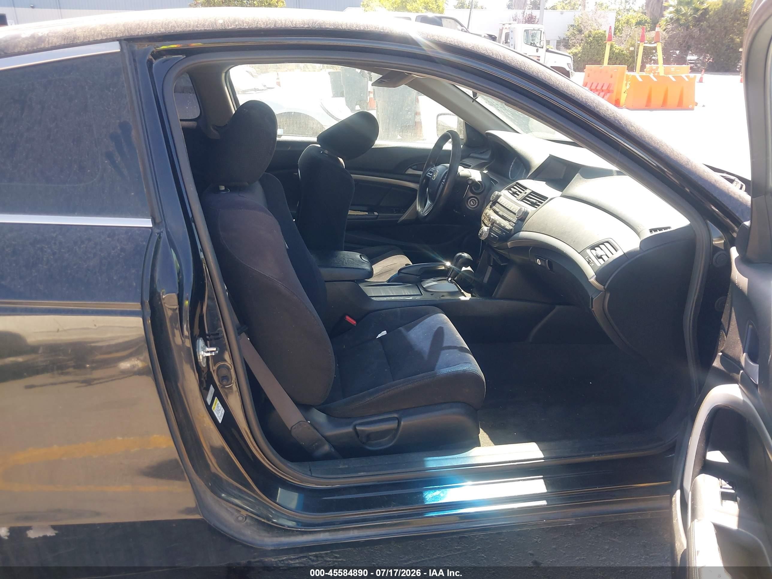 2012 Honda Accord 2.4 Ex Black vin: 1HGCS1B78CA014820