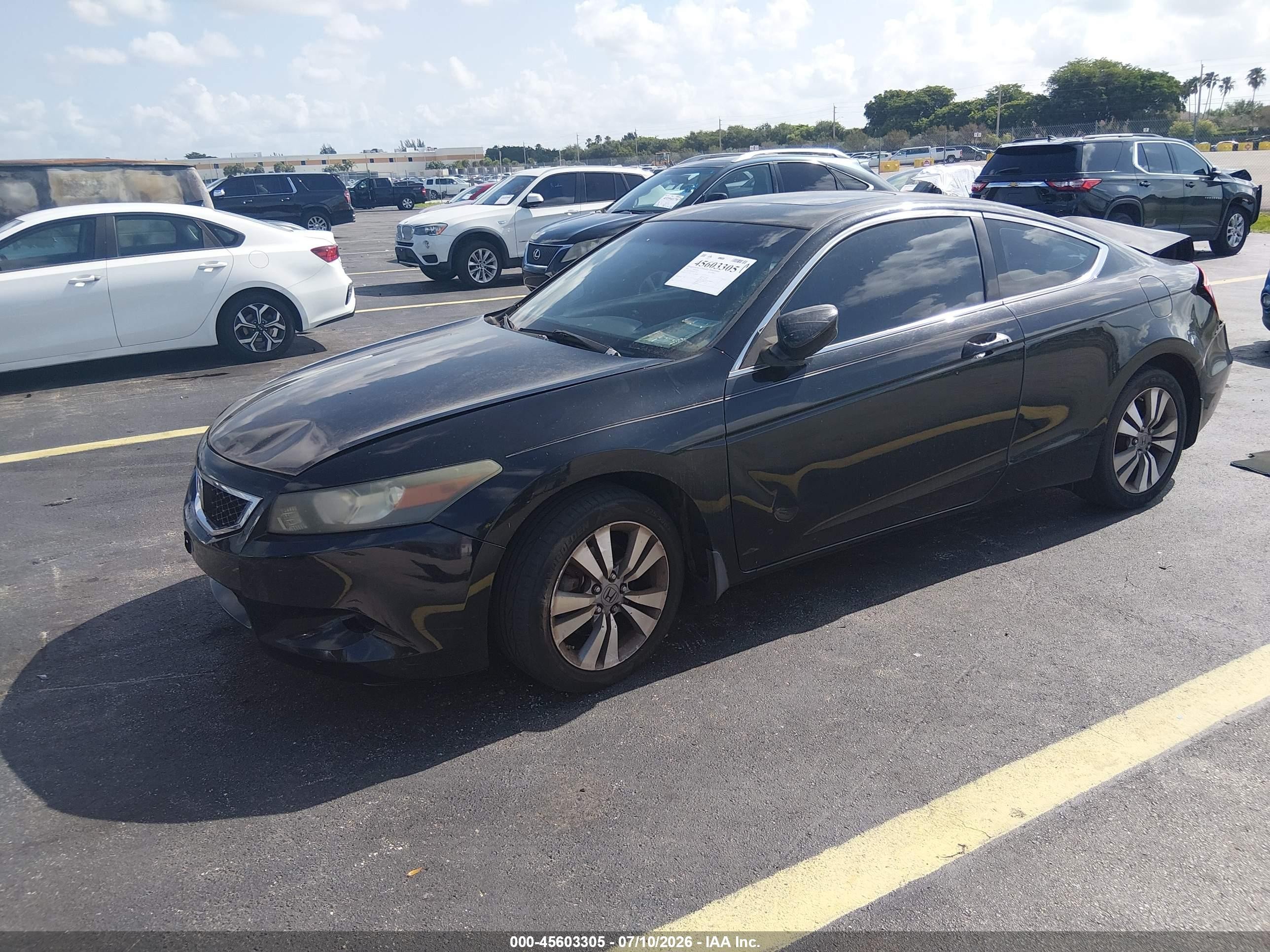 2010 Honda Accord 2.4 Ex Черный vin: 1HGCS1B79AA011289