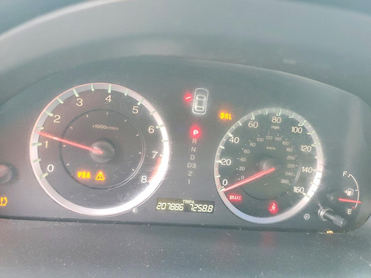 2010 Honda Accord Ex Red vin: 1HGCS1B79AA011325