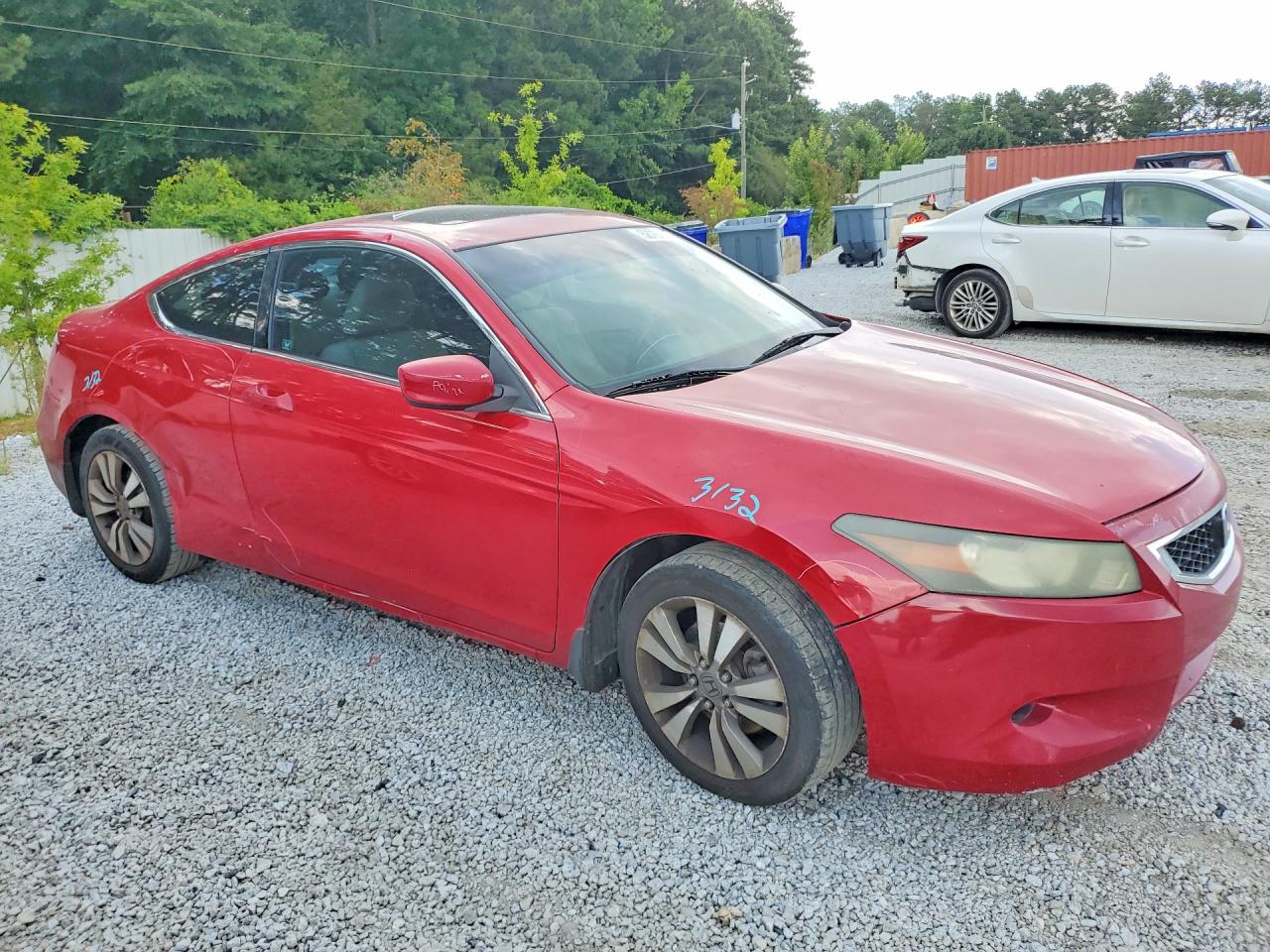 2010 Honda Accord Ex Red vin: 1HGCS1B79AA011325