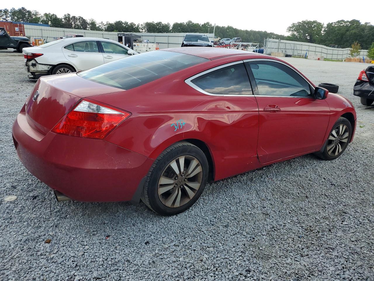 2010 Honda Accord Ex Red vin: 1HGCS1B79AA011325