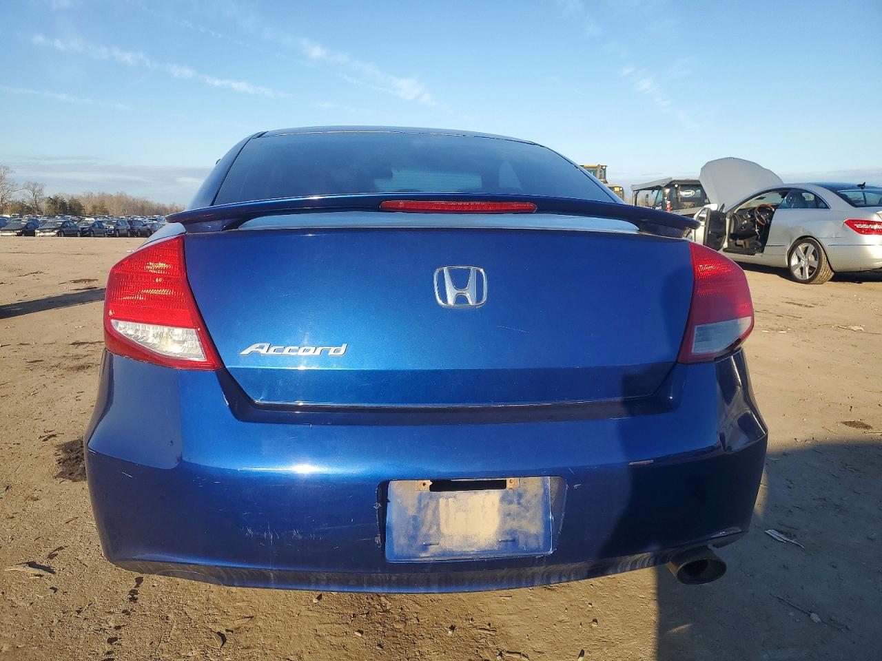 2011 Honda Accord Ex Blue vin: 1HGCS1B79BA007602
