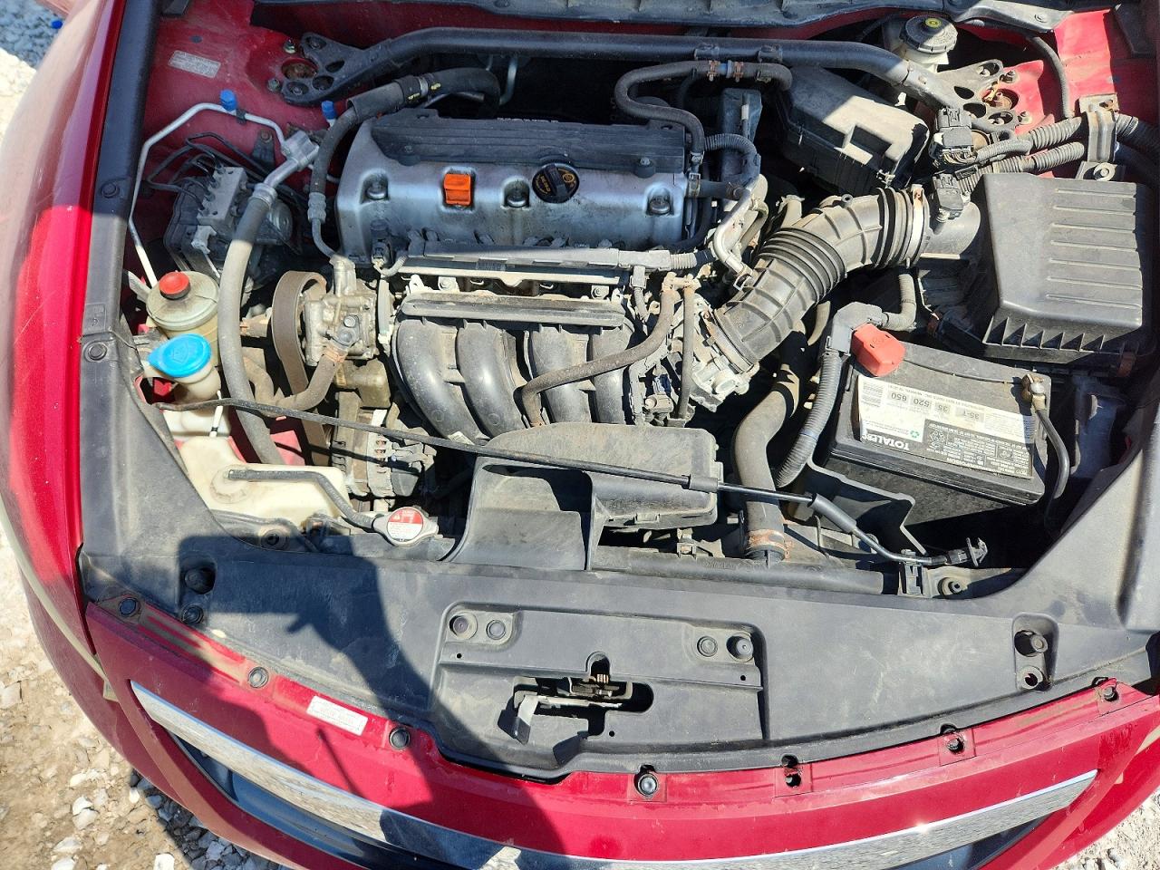 2011 Honda Accord Ex Красный vin: 1HGCS1B79BA011553
