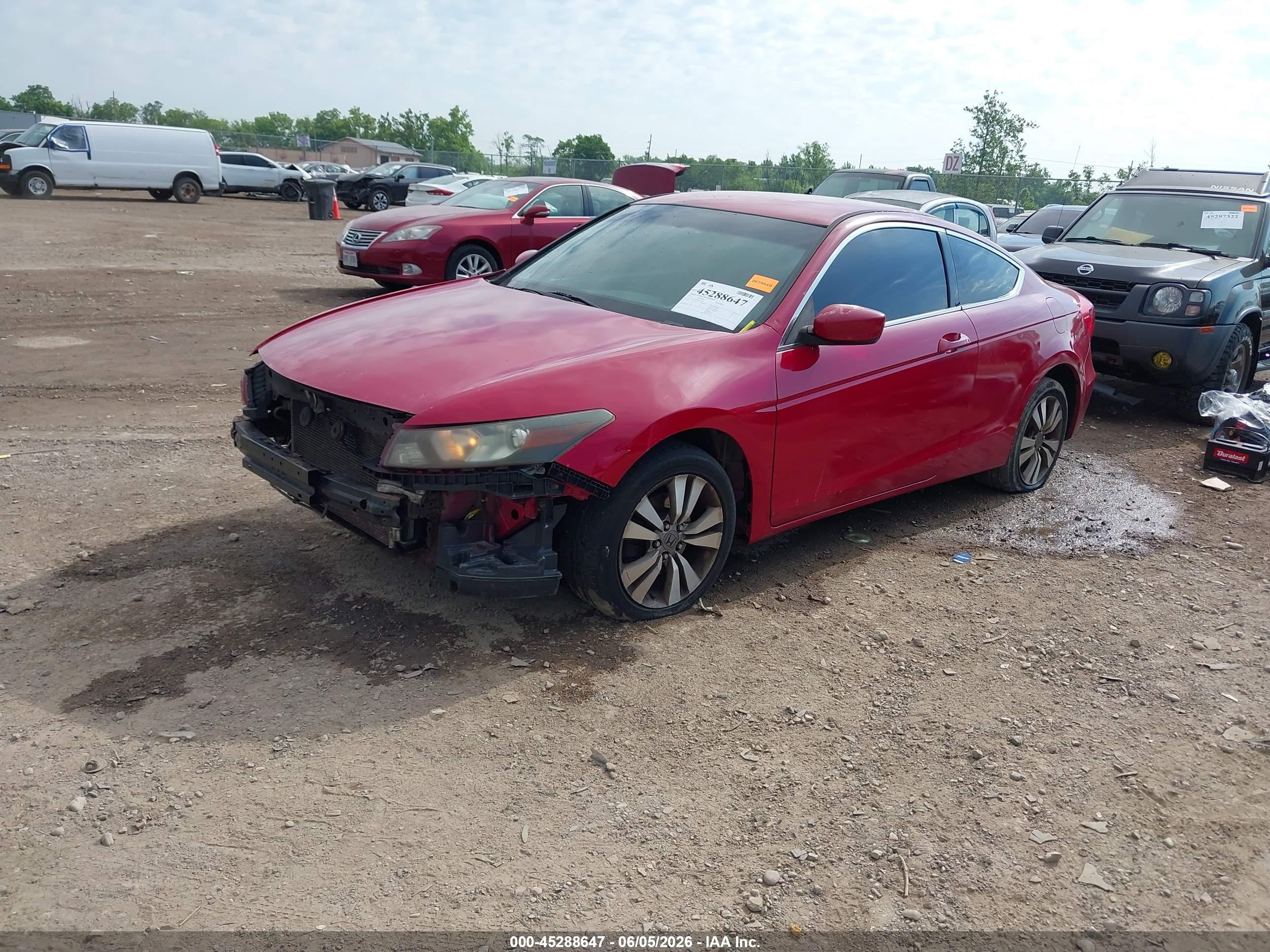 2012 Honda Accord 2.4 Ex Red vin: 1HGCS1B79CA015460