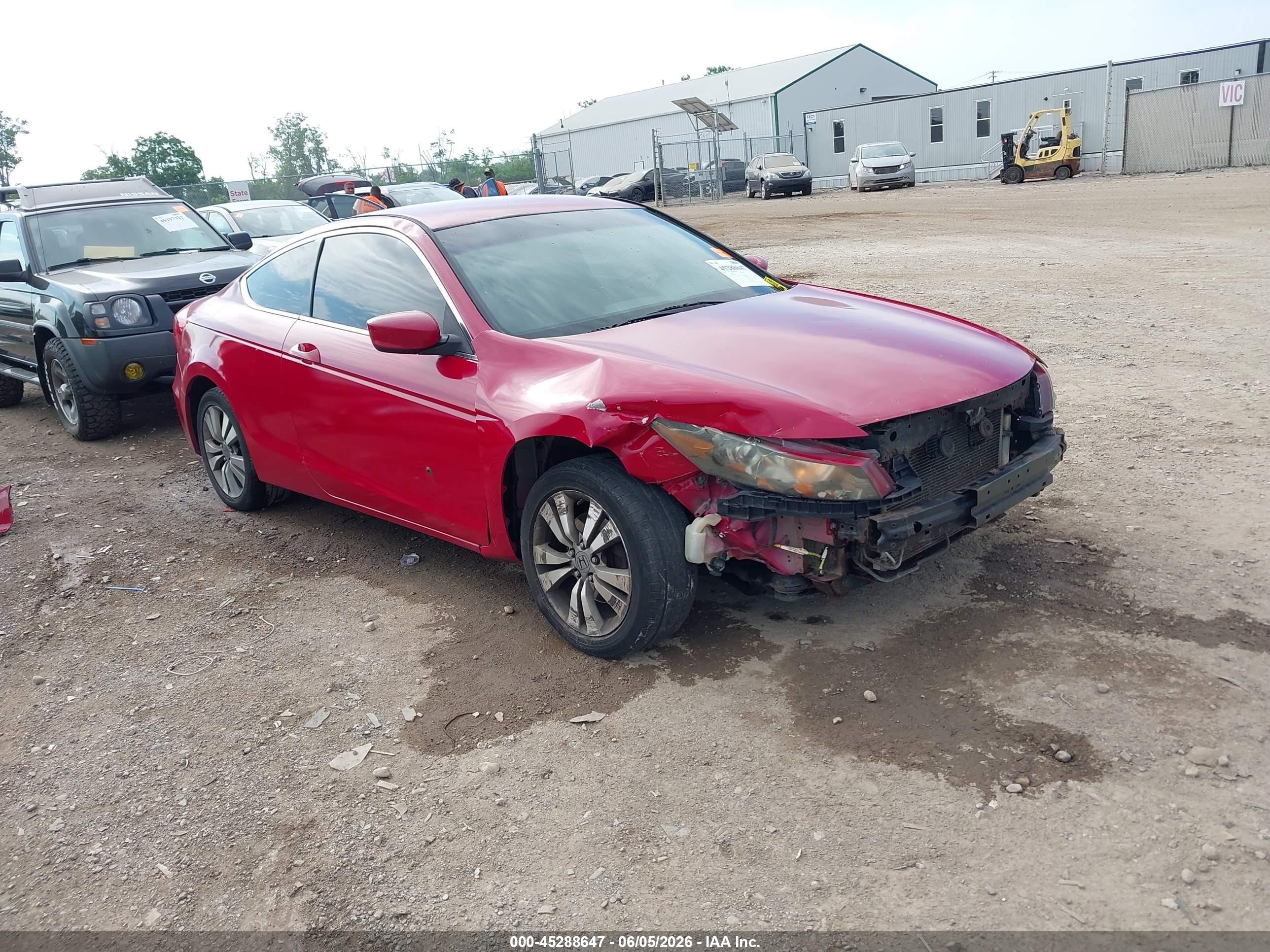 2012 Honda Accord 2.4 Ex Red vin: 1HGCS1B79CA015460
