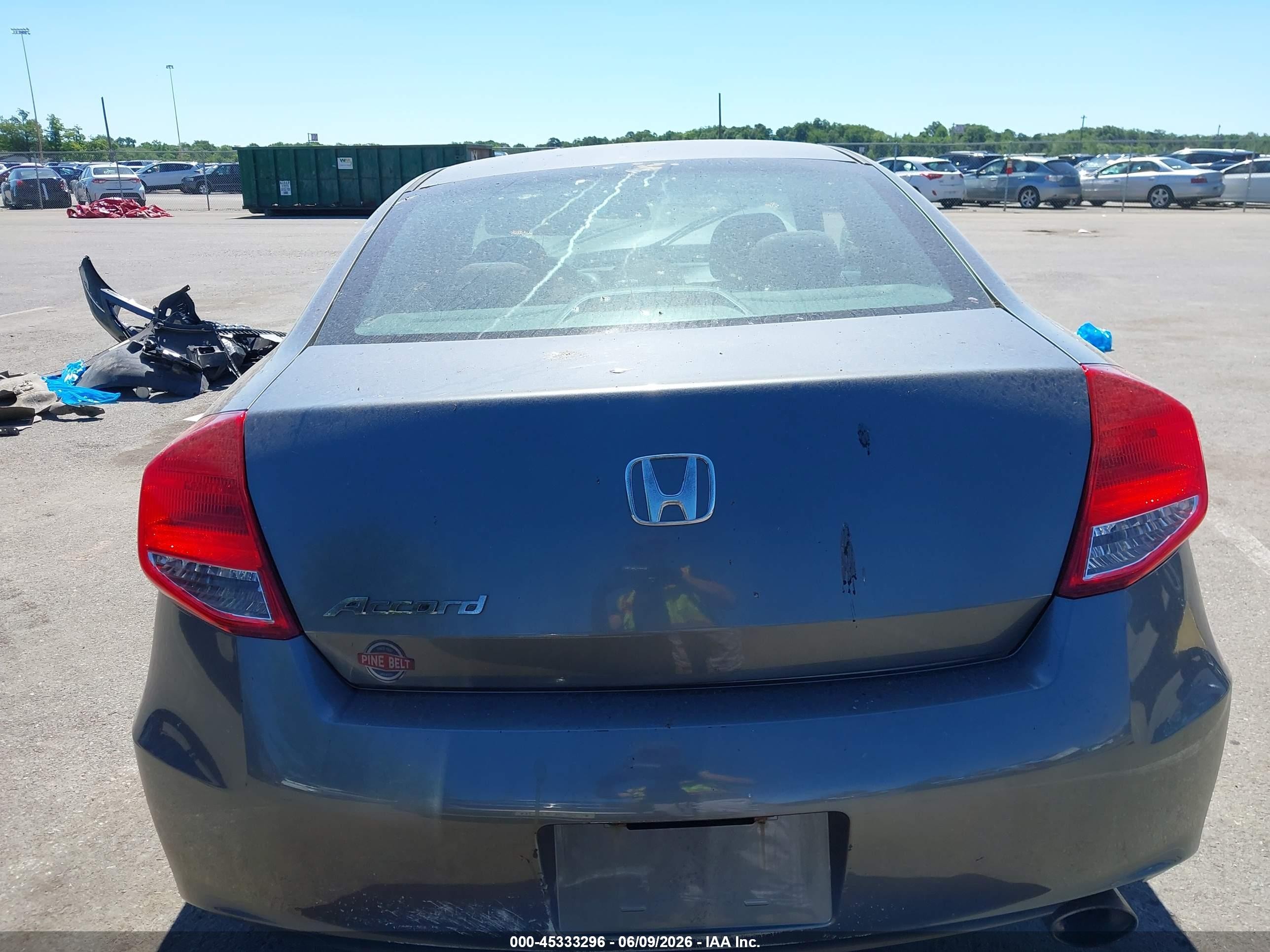 2012 Honda Accord 2.4 Ex Gray vin: 1HGCS1B7XCA018514