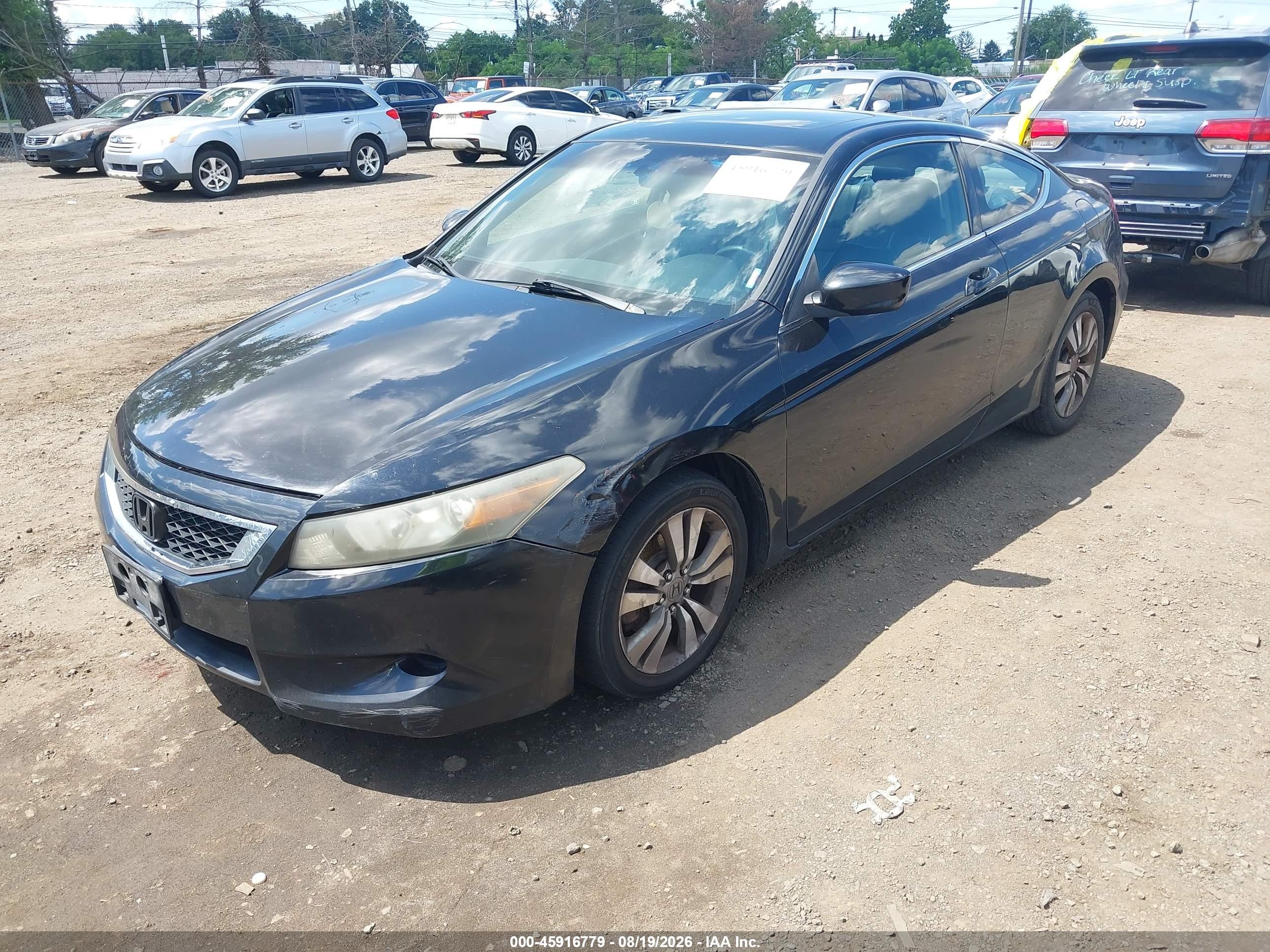 2010 Honda Accord 2.4 Ex-l Black vin: 1HGCS1B80AA013909