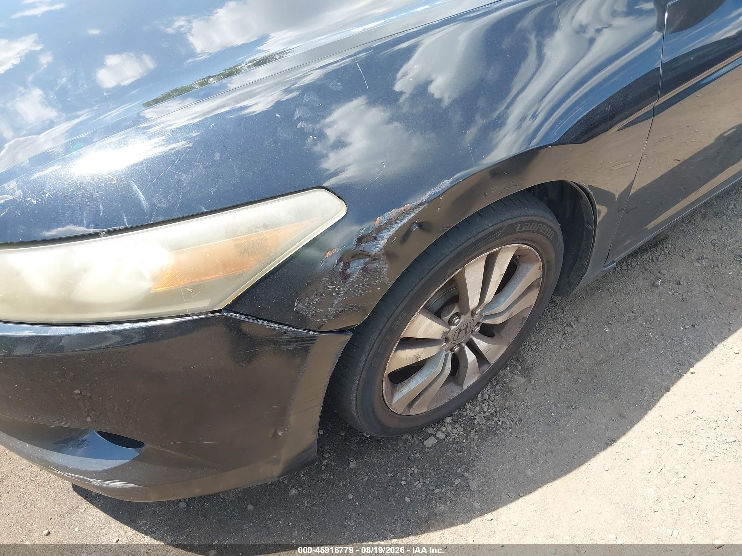 2010 Honda Accord 2.4 Ex-l Black vin: 1HGCS1B80AA013909