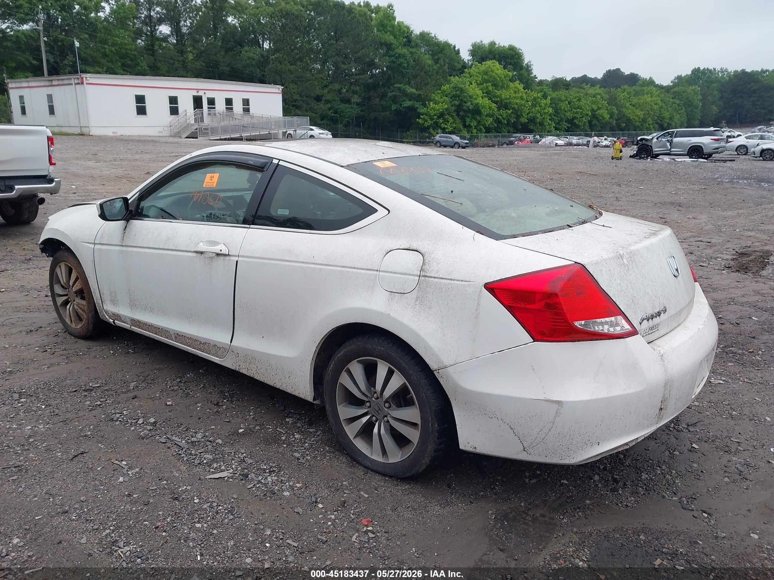 2011 Honda Accord 2.4 Ex-l Белый vin: 1HGCS1B80BA004760