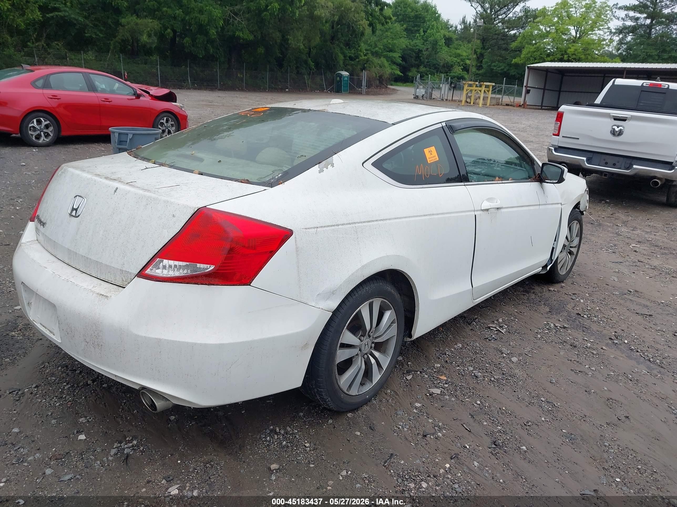 2011 Honda Accord 2.4 Ex-l Белый vin: 1HGCS1B80BA004760