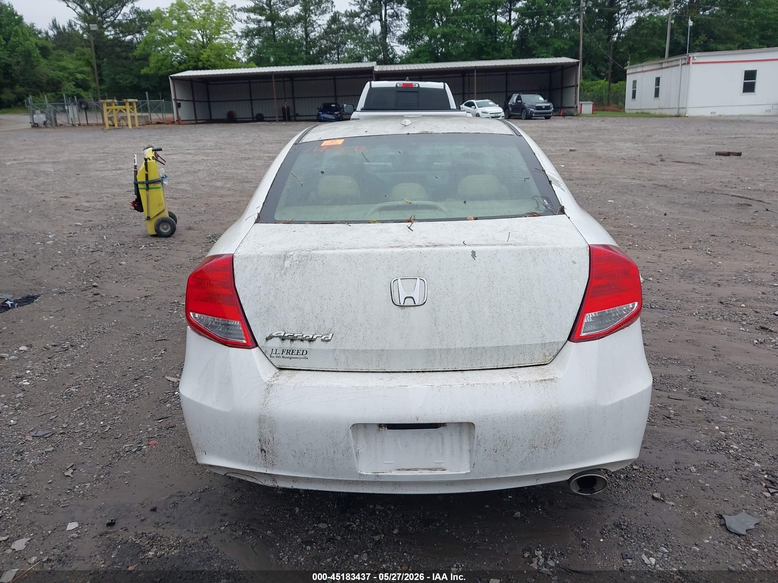2011 Honda Accord 2.4 Ex-l Белый vin: 1HGCS1B80BA004760
