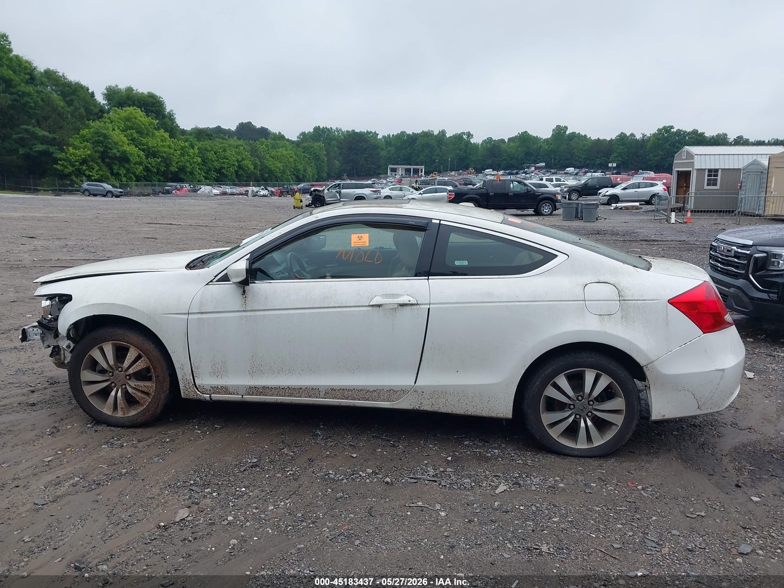 2011 Honda Accord 2.4 Ex-l Белый vin: 1HGCS1B80BA004760