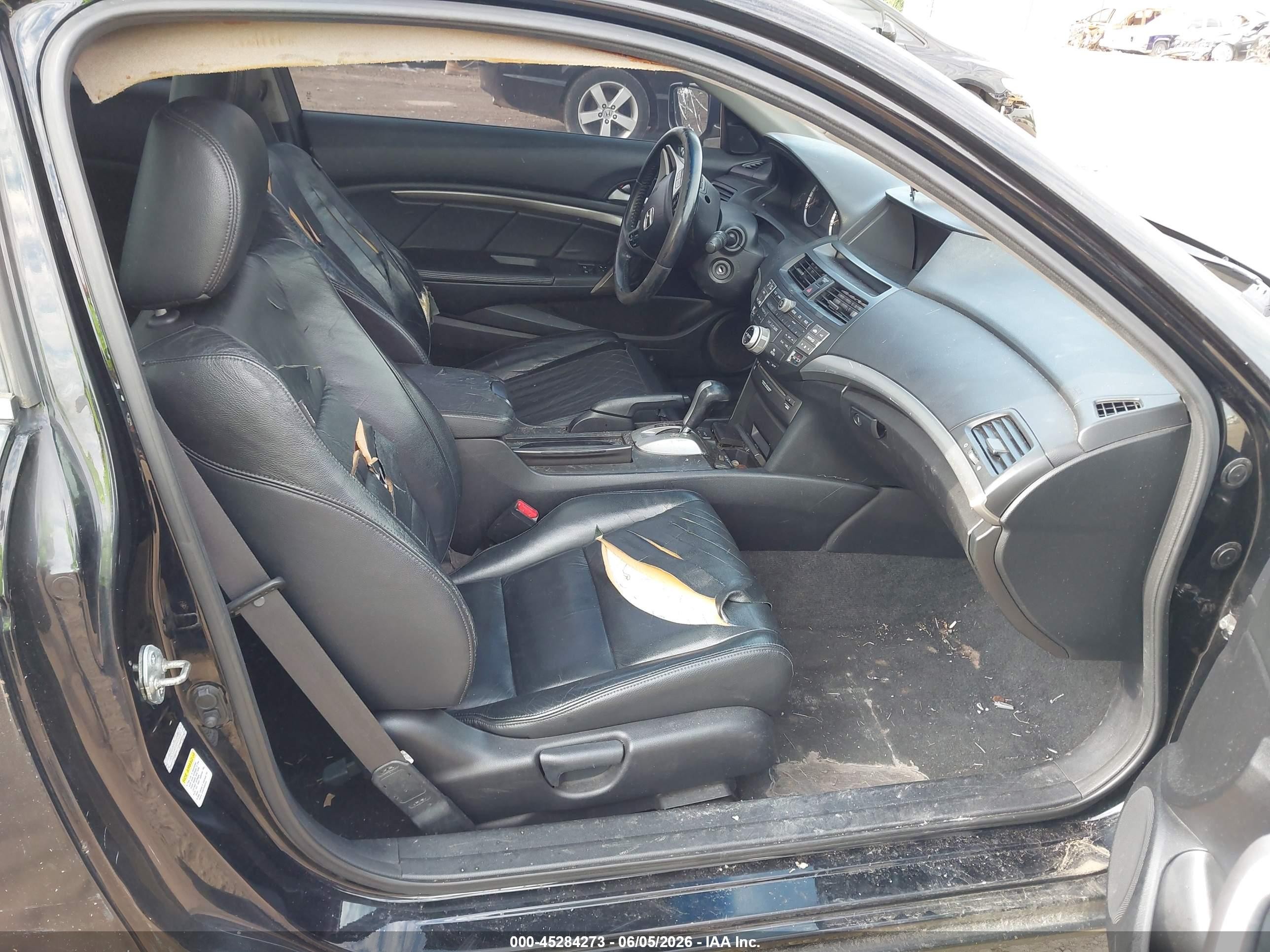 2010 Honda Accord 2.4 Ex-l Black vin: 1HGCS1B81AA010209