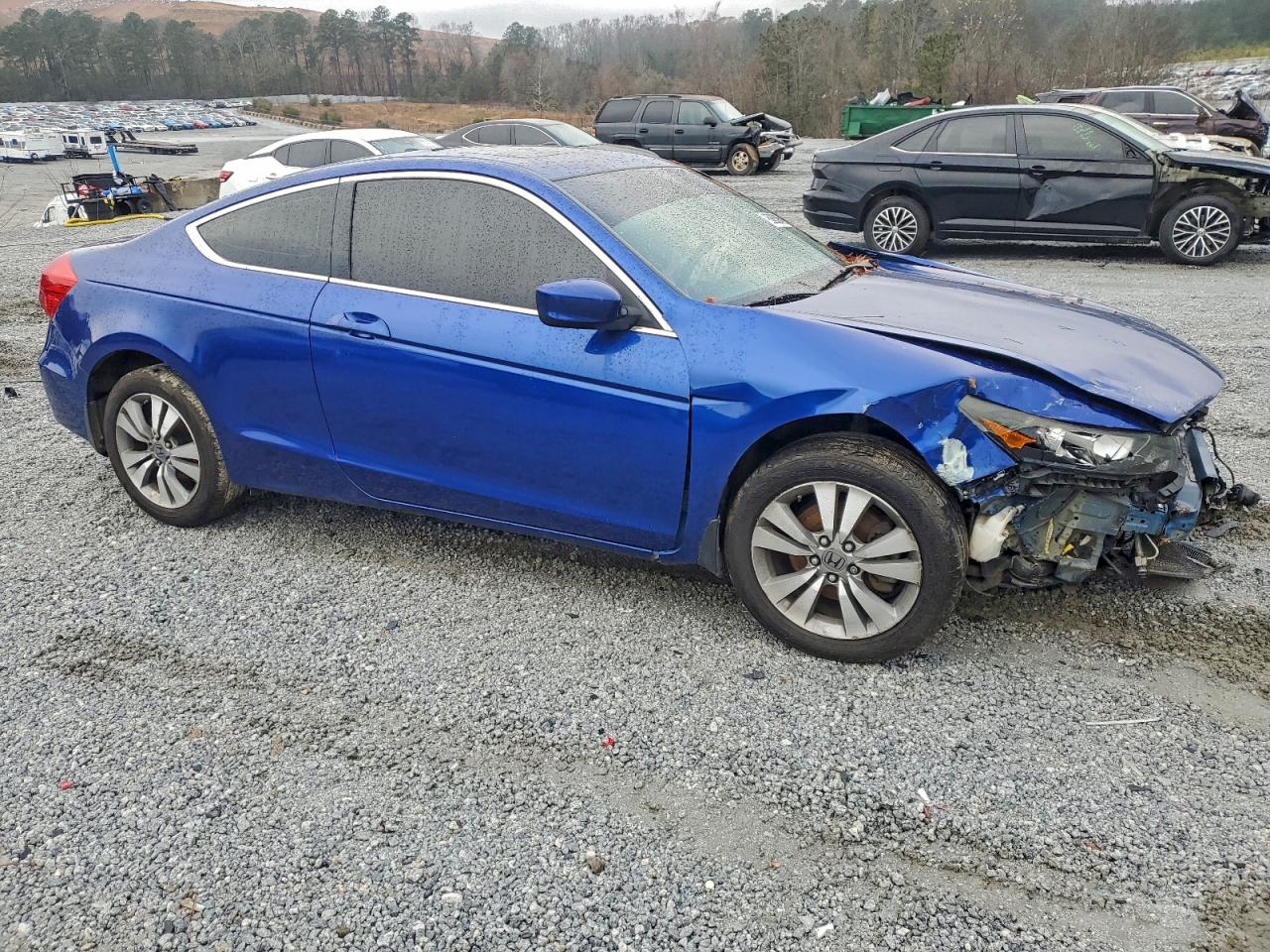 2011 Honda Accord Exl Blue vin: 1HGCS1B81BA011023