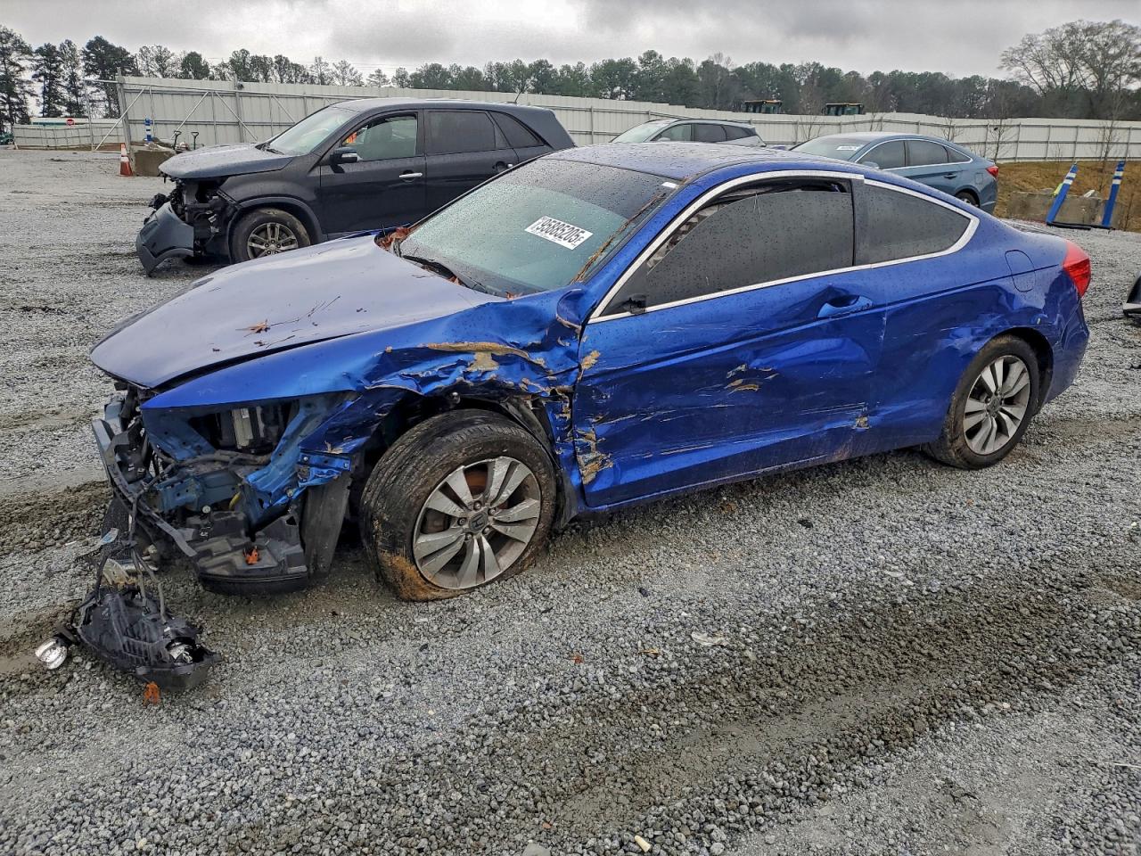 2011 Honda Accord Exl Blue vin: 1HGCS1B81BA011023