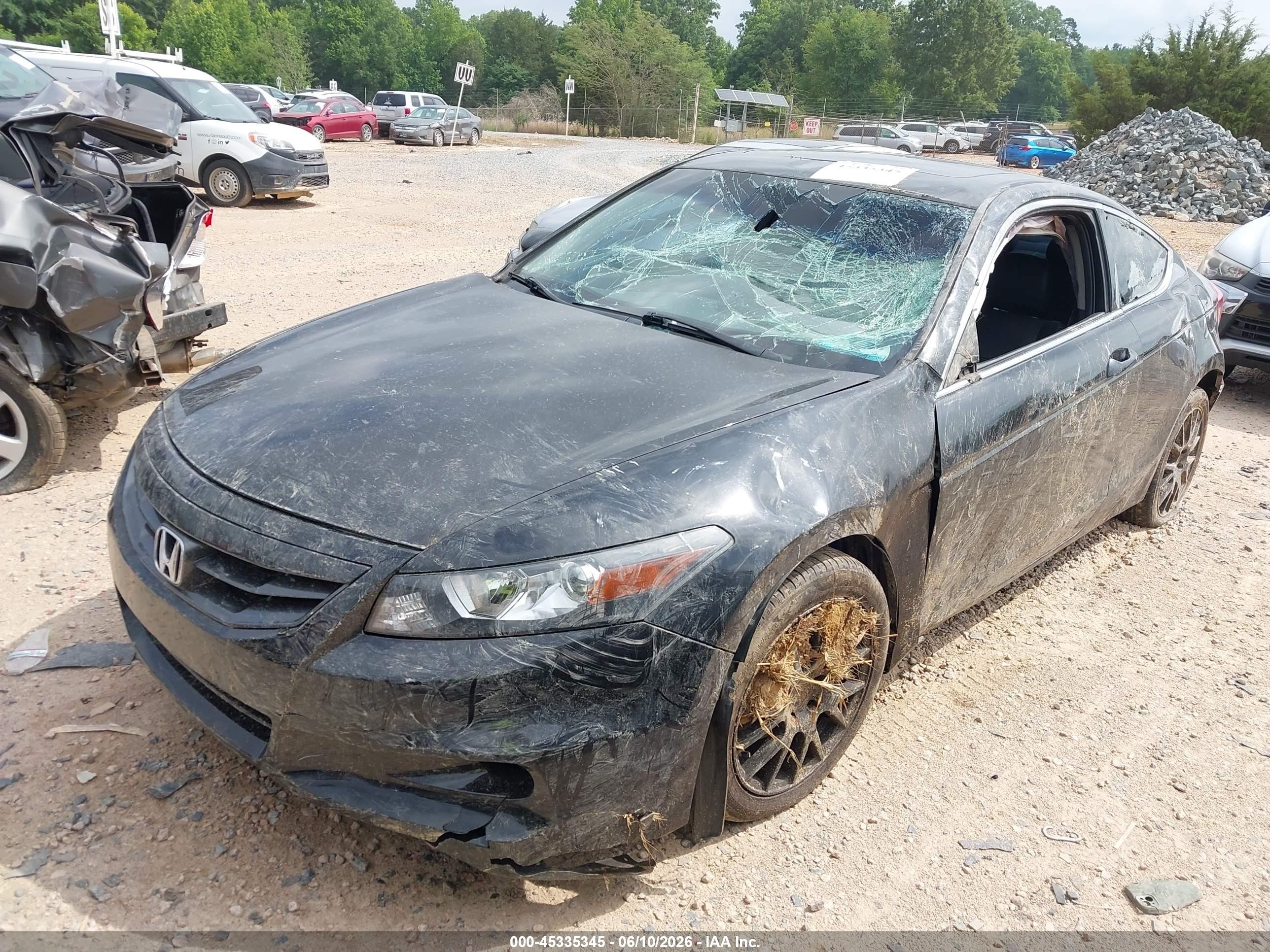 2012 Honda Accord 2.4 Ex-l Black vin: 1HGCS1B81CA009970