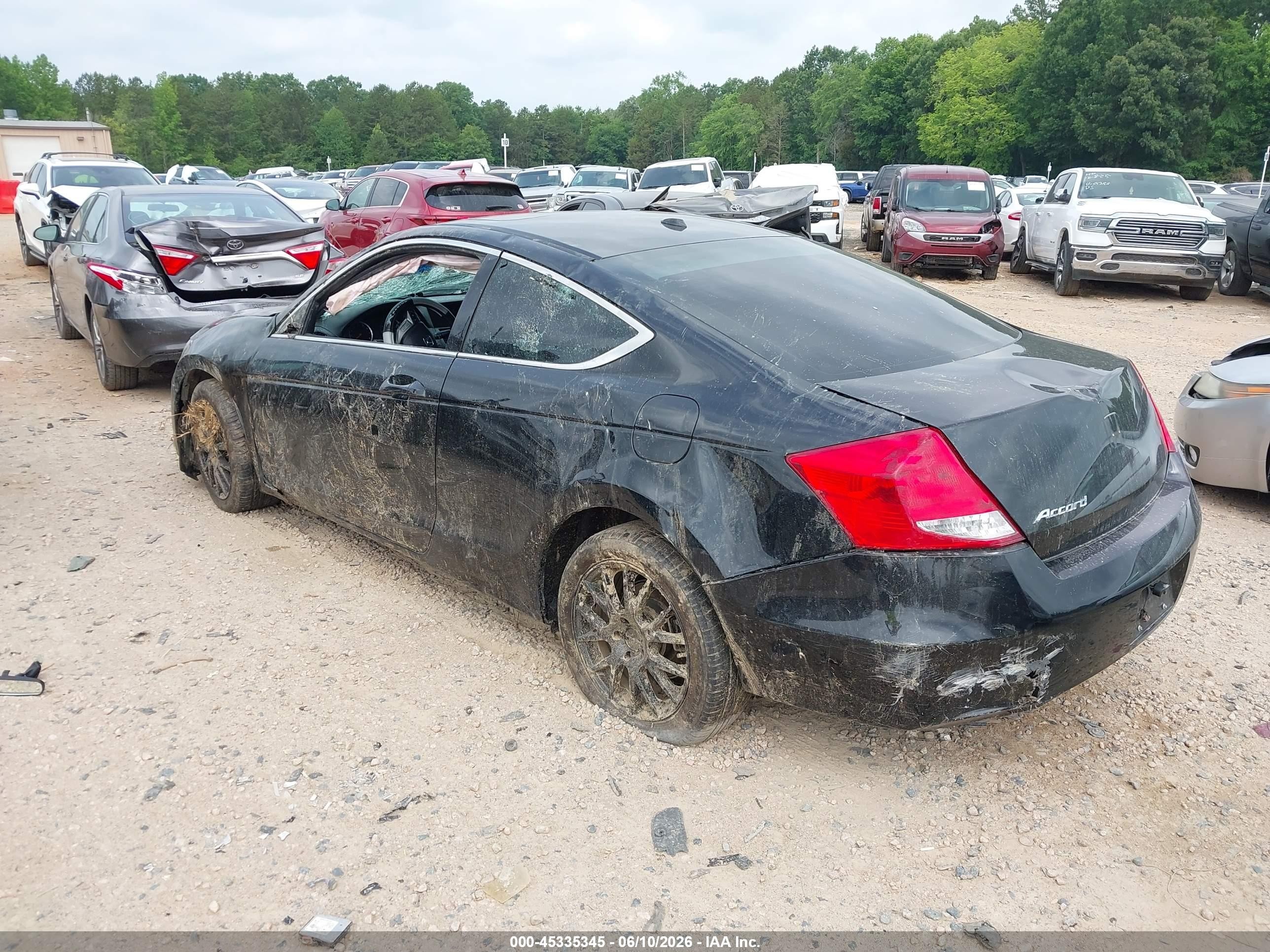 2012 Honda Accord 2.4 Ex-l Black vin: 1HGCS1B81CA009970