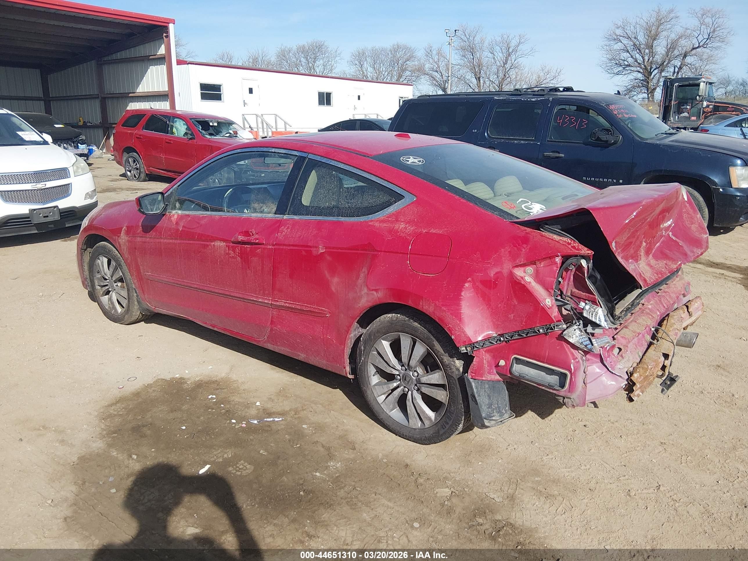2012 Honda Accord 2.4 Ex-l Red vin: 1HGCS1B81CA010326