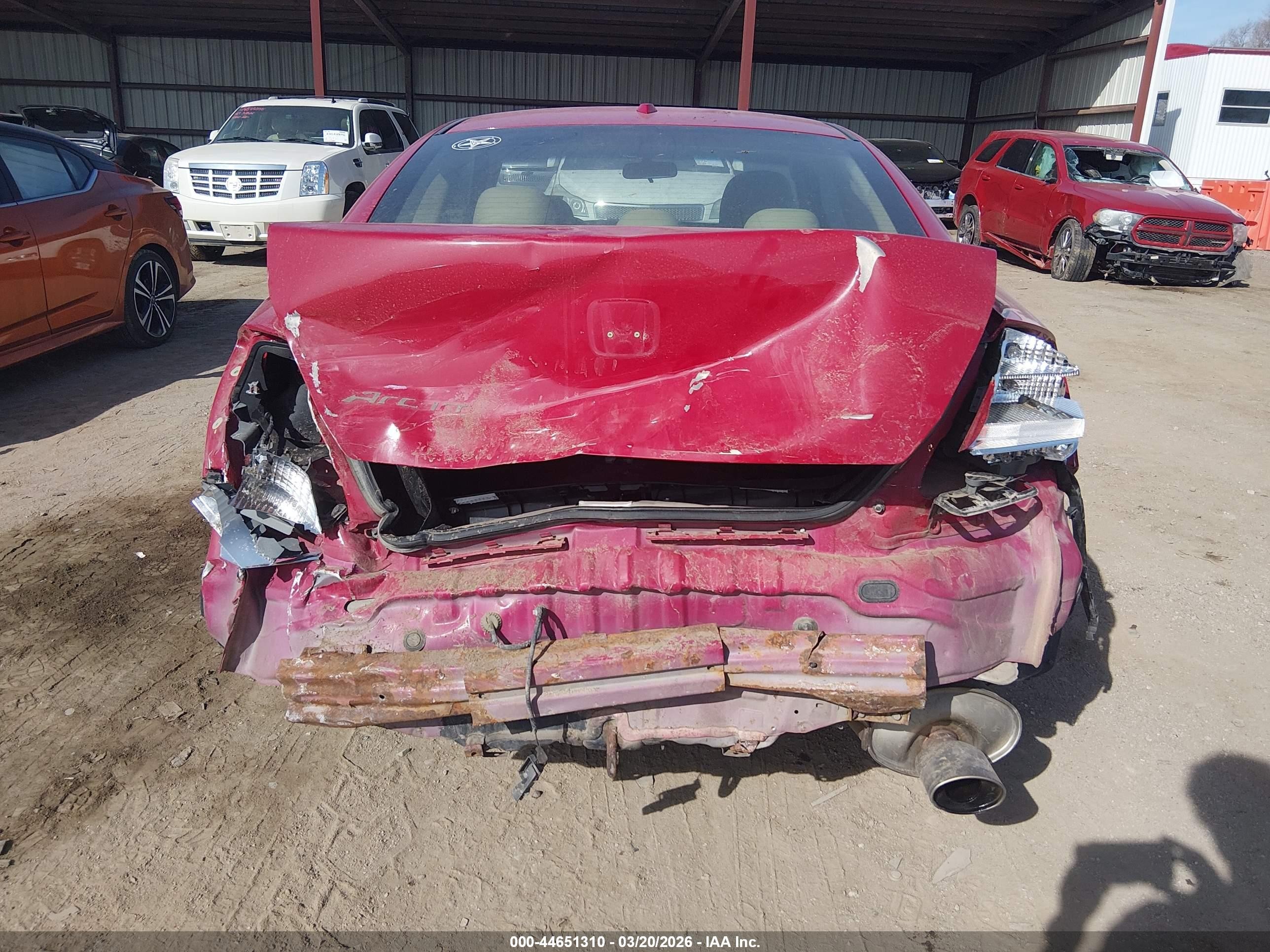 2012 Honda Accord 2.4 Ex-l Red vin: 1HGCS1B81CA010326