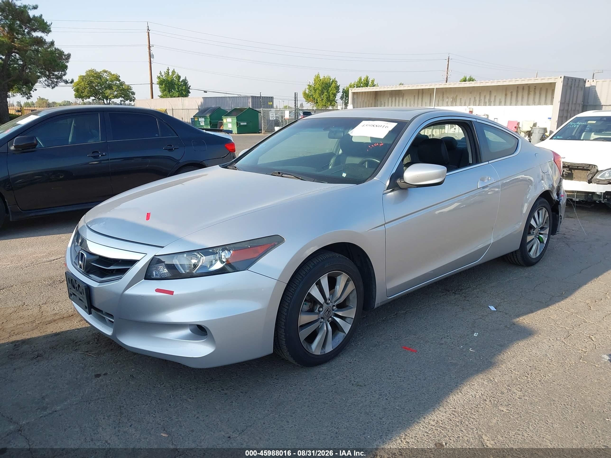 2012 Honda Accord 2.4 Ex-l Серебряный vin: 1HGCS1B81CA019155