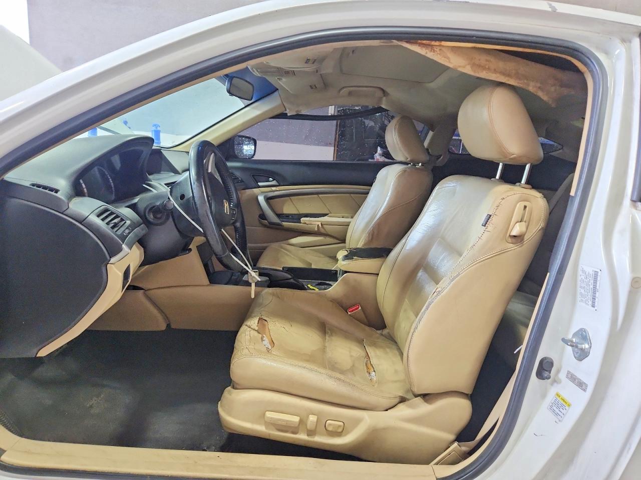 2010 Honda Accord Exl White vin: 1HGCS1B82AA009585