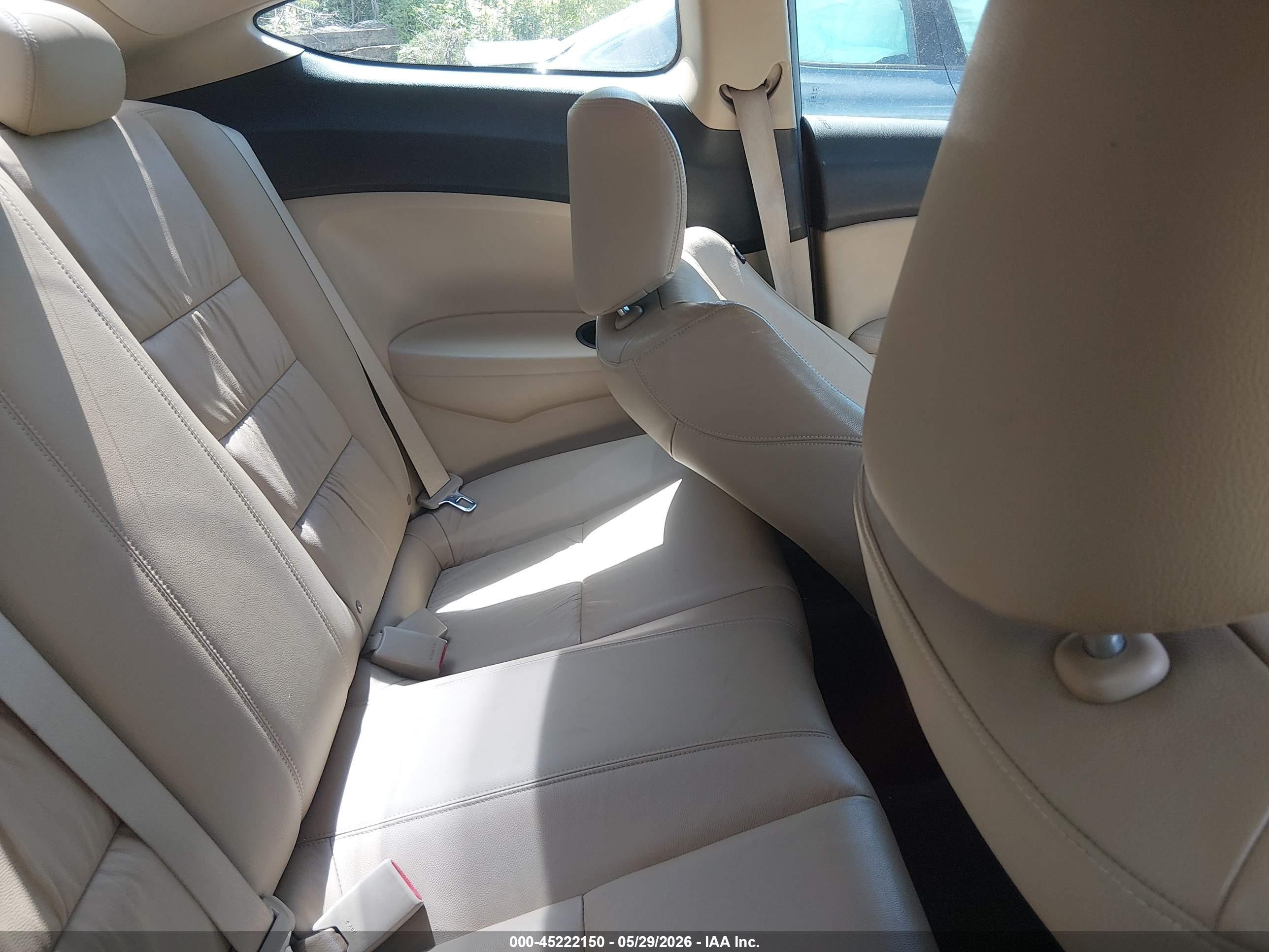 2011 Honda Accord 2.4 Ex-l White vin: 1HGCS1B82BA001522