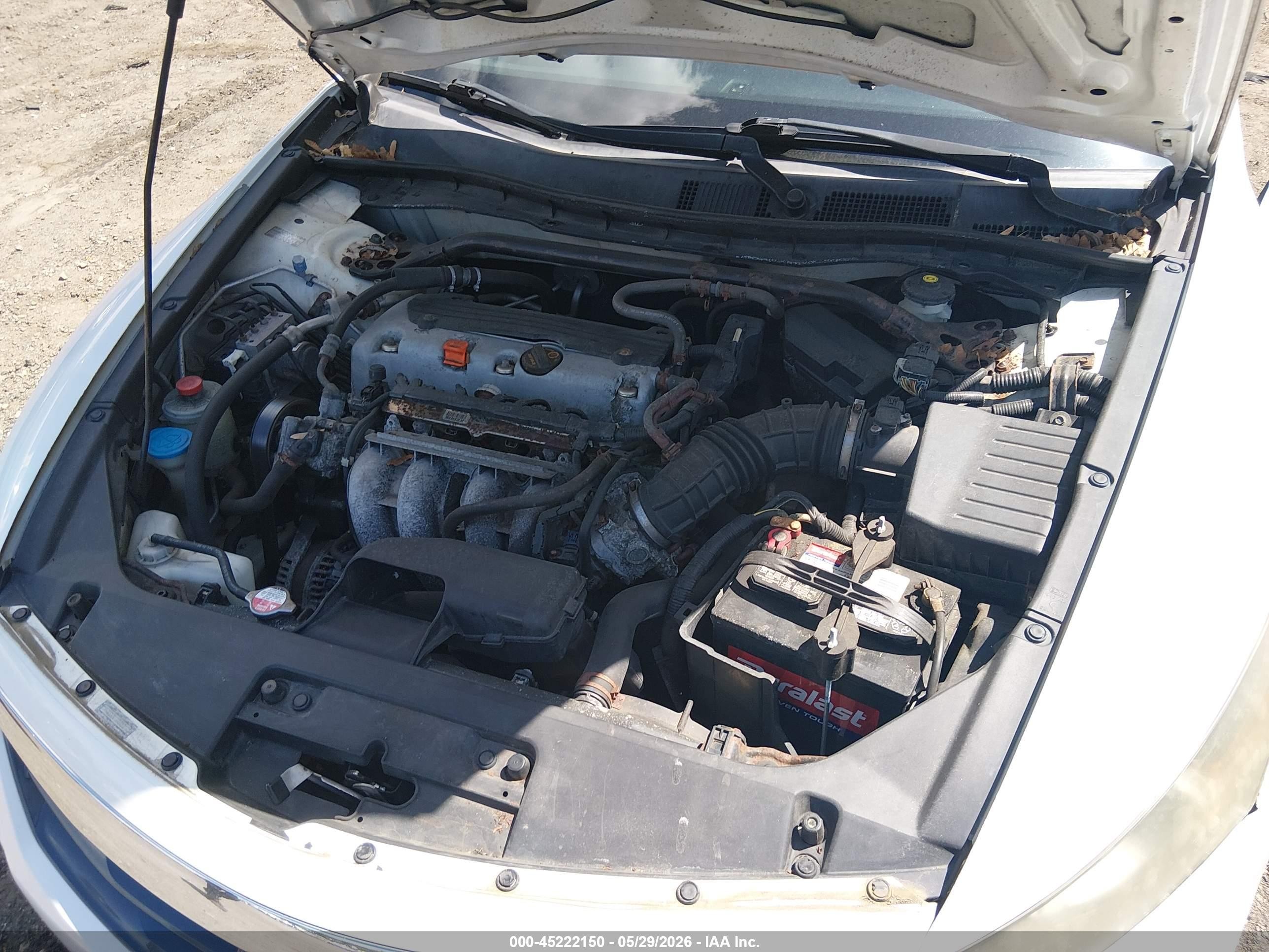 2011 Honda Accord 2.4 Ex-l White vin: 1HGCS1B82BA001522