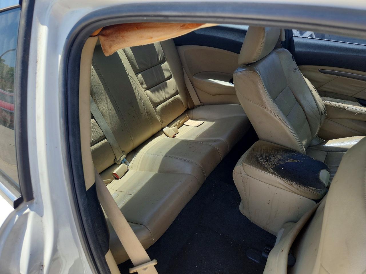 2012 Honda Accord Exl White vin: 1HGCS1B82CA012781