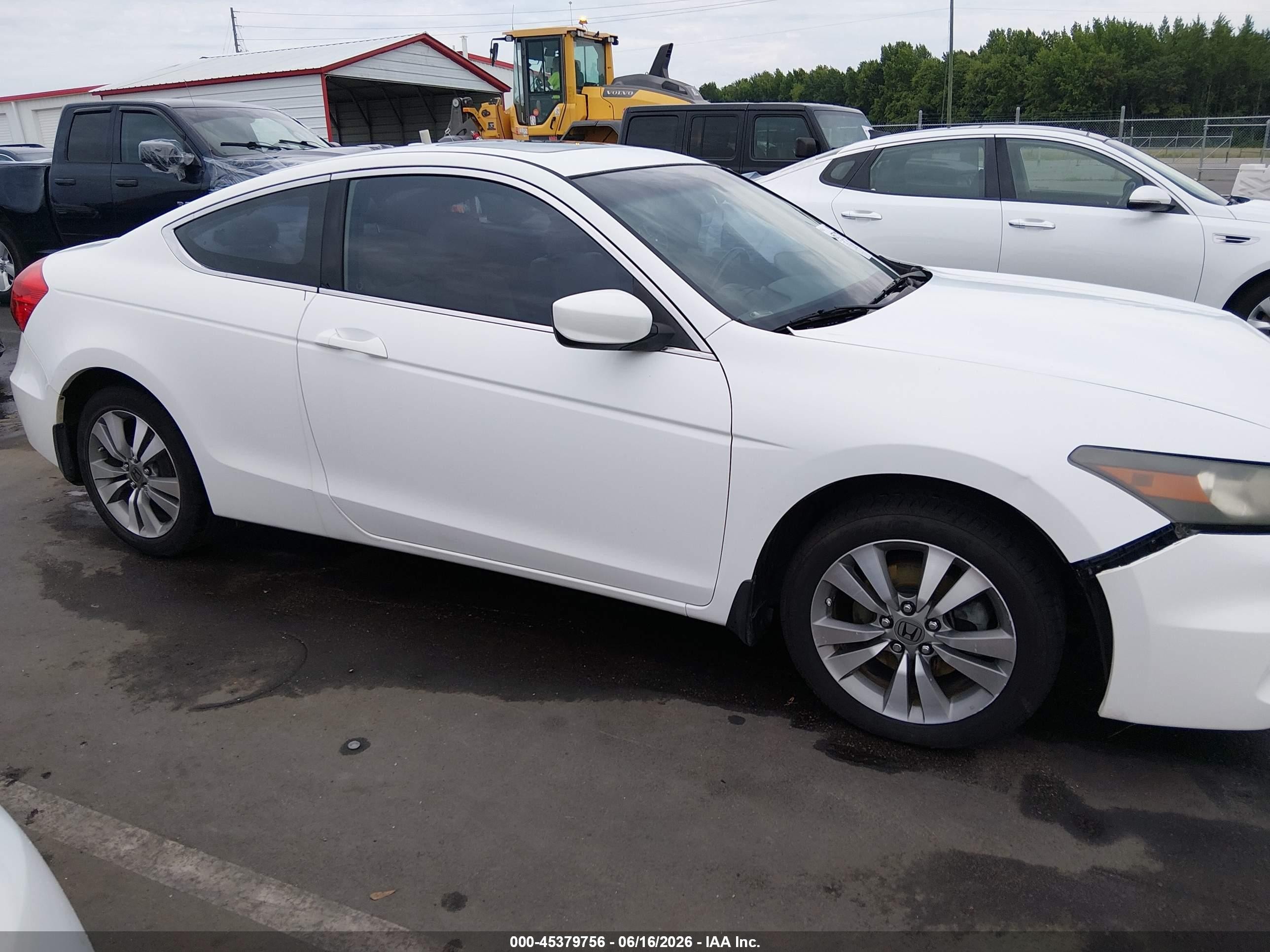 2012 Honda Accord 2.4 Ex-l White vin: 1HGCS1B82CA016068