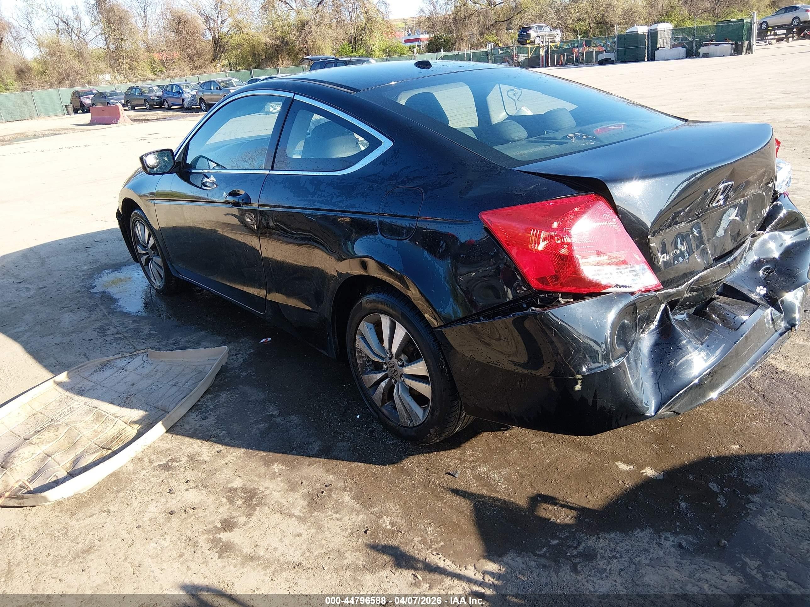 2012 Honda Accord 2.4 Ex-l Черный vin: 1HGCS1B82CA020721