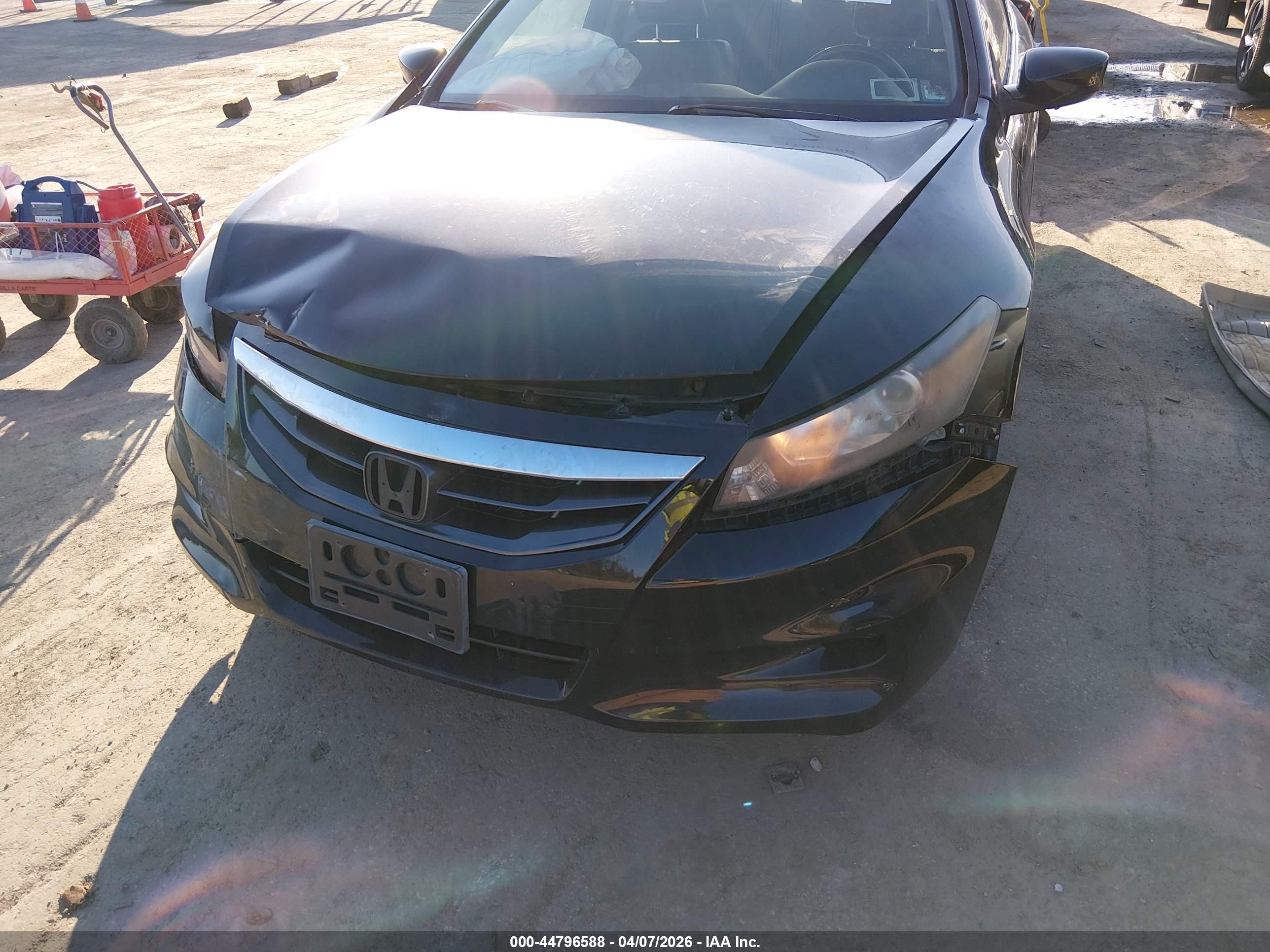 2012 Honda Accord 2.4 Ex-l Черный vin: 1HGCS1B82CA020721