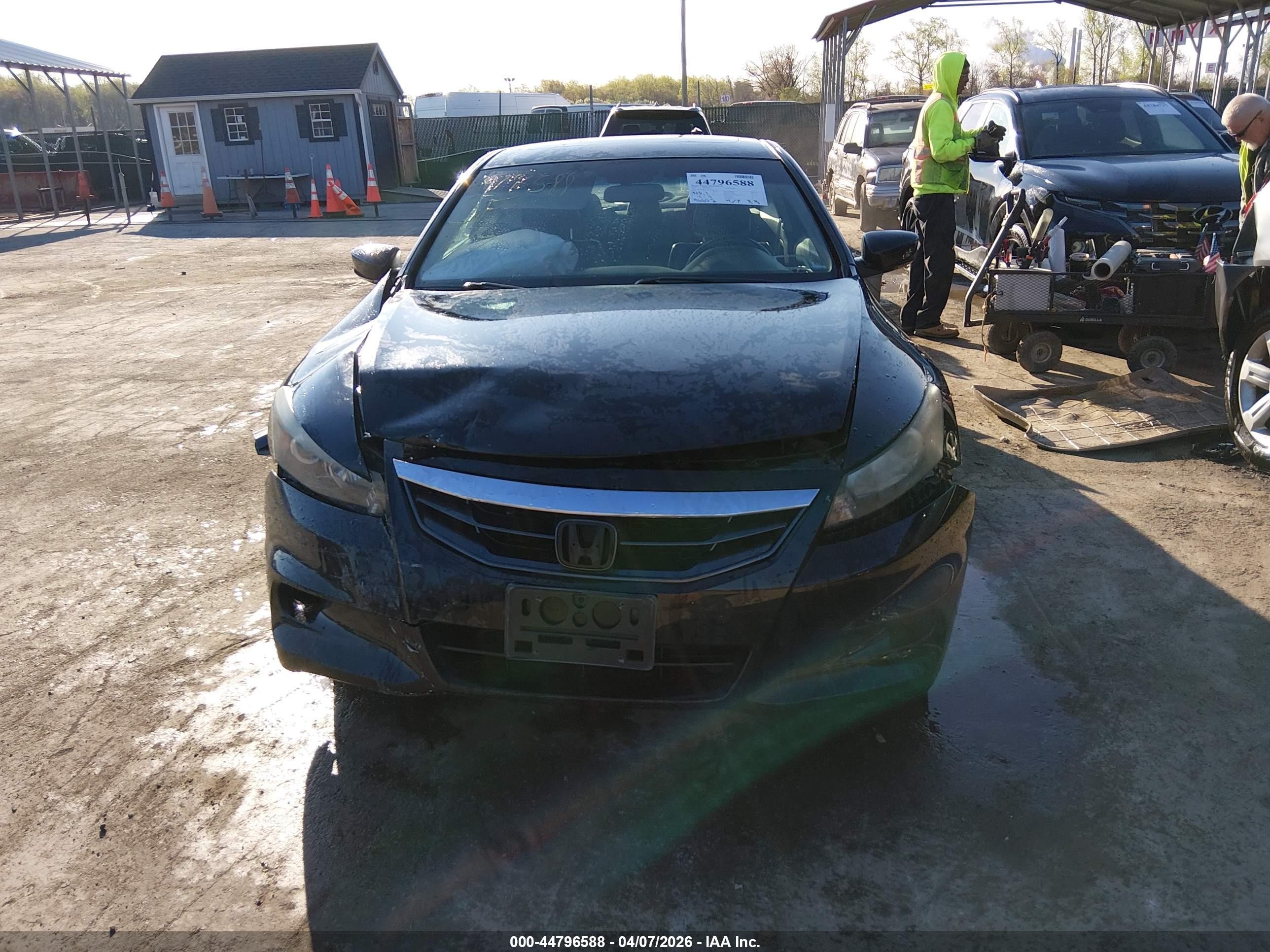 2012 Honda Accord 2.4 Ex-l Черный vin: 1HGCS1B82CA020721