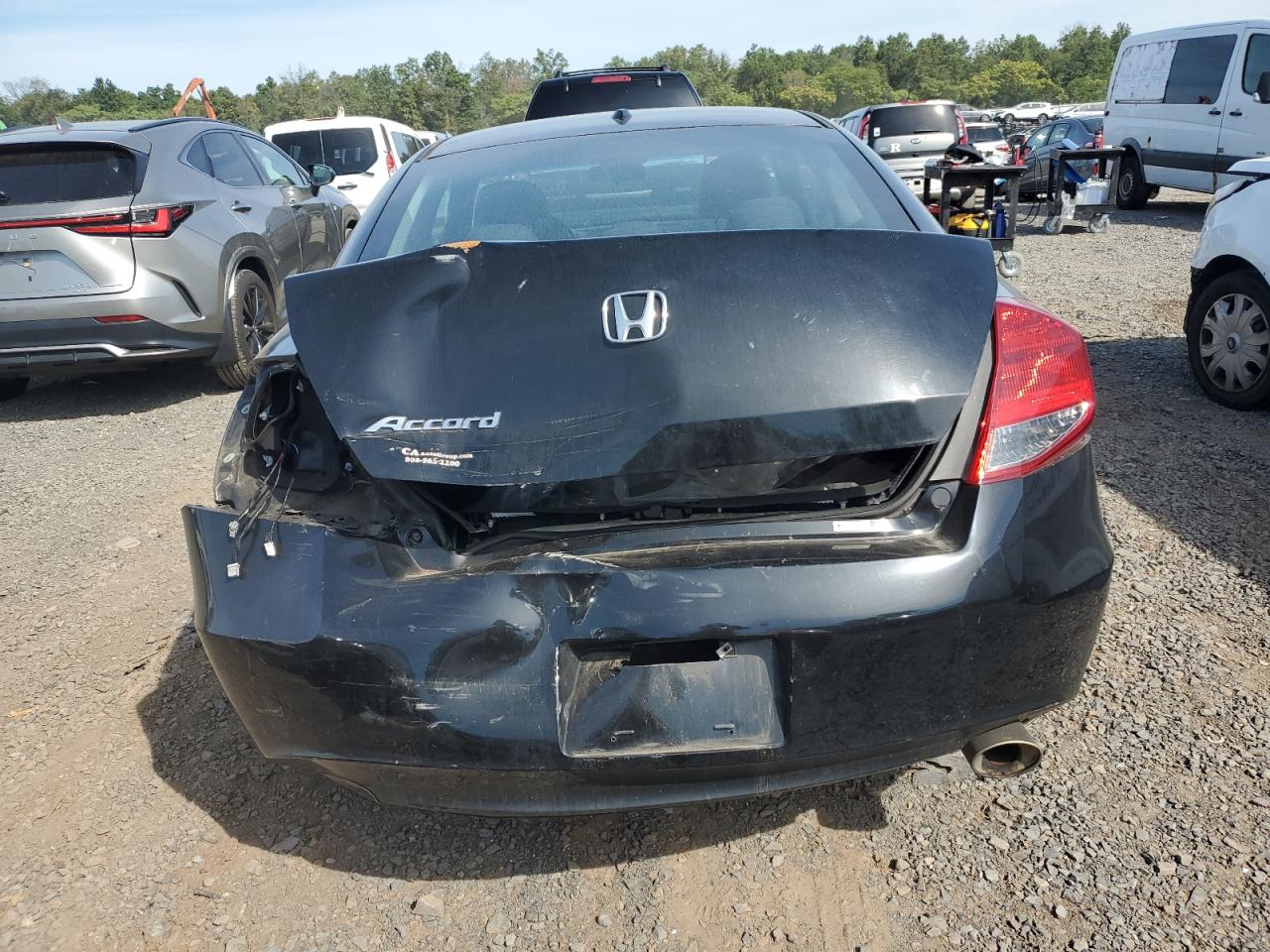 2012 Honda Accord Exl Black vin: 1HGCS1B82CA021237