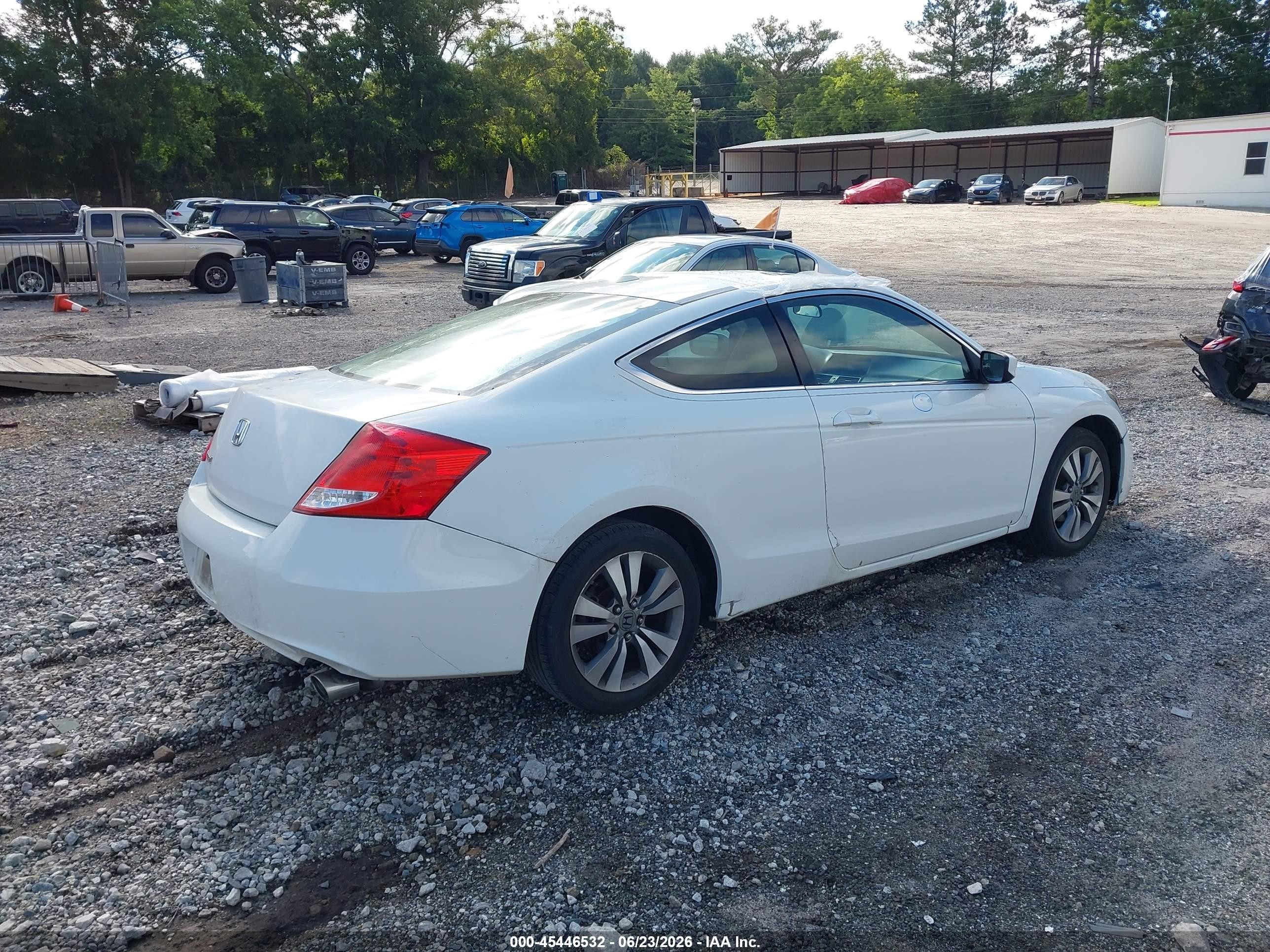 2012 Honda Accord 2.4 Ex-l Белый vin: 1HGCS1B82CA023795