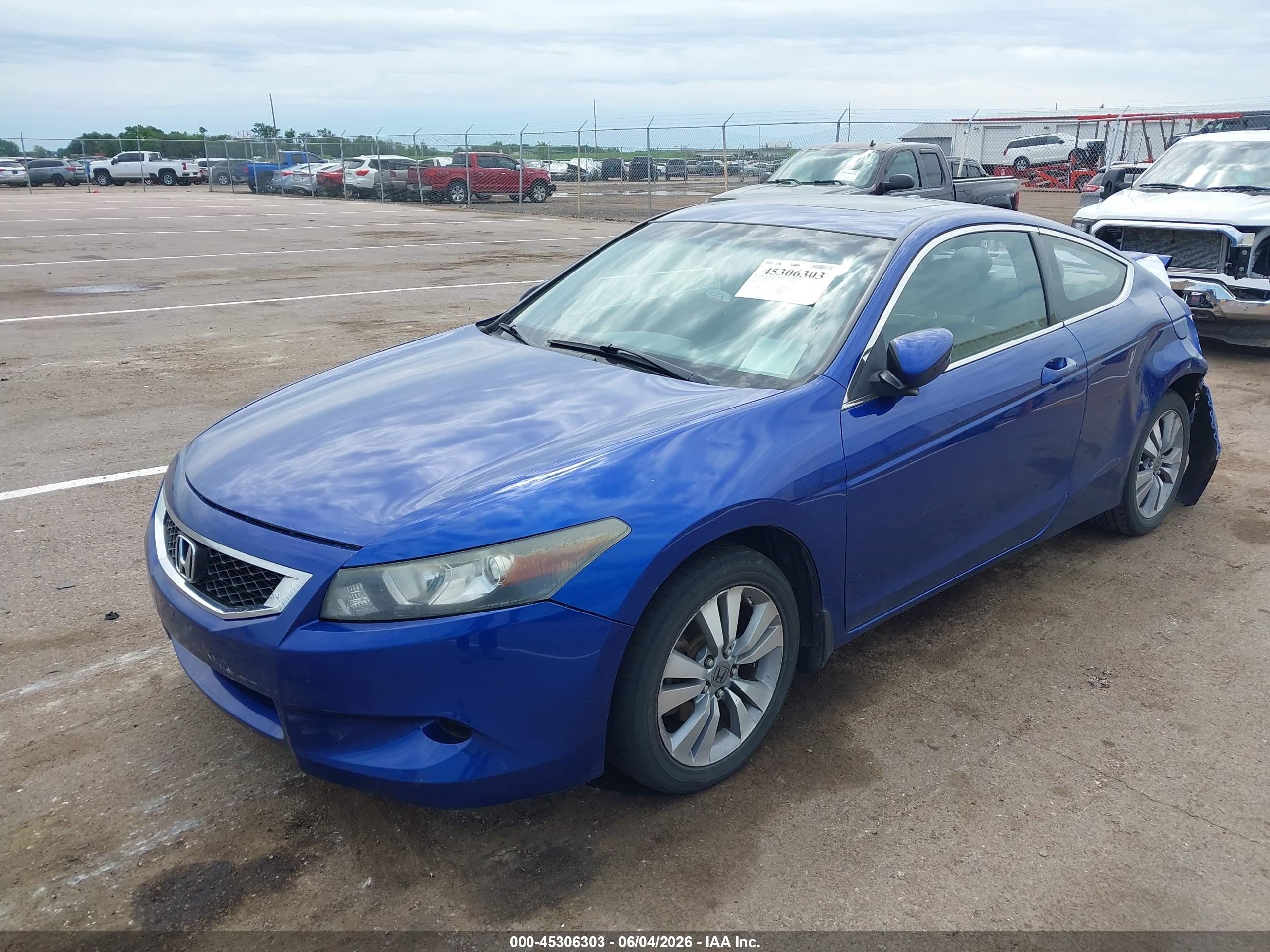 2010 Honda Accord 2.4 Ex-l Синий vin: 1HGCS1B83AA002077